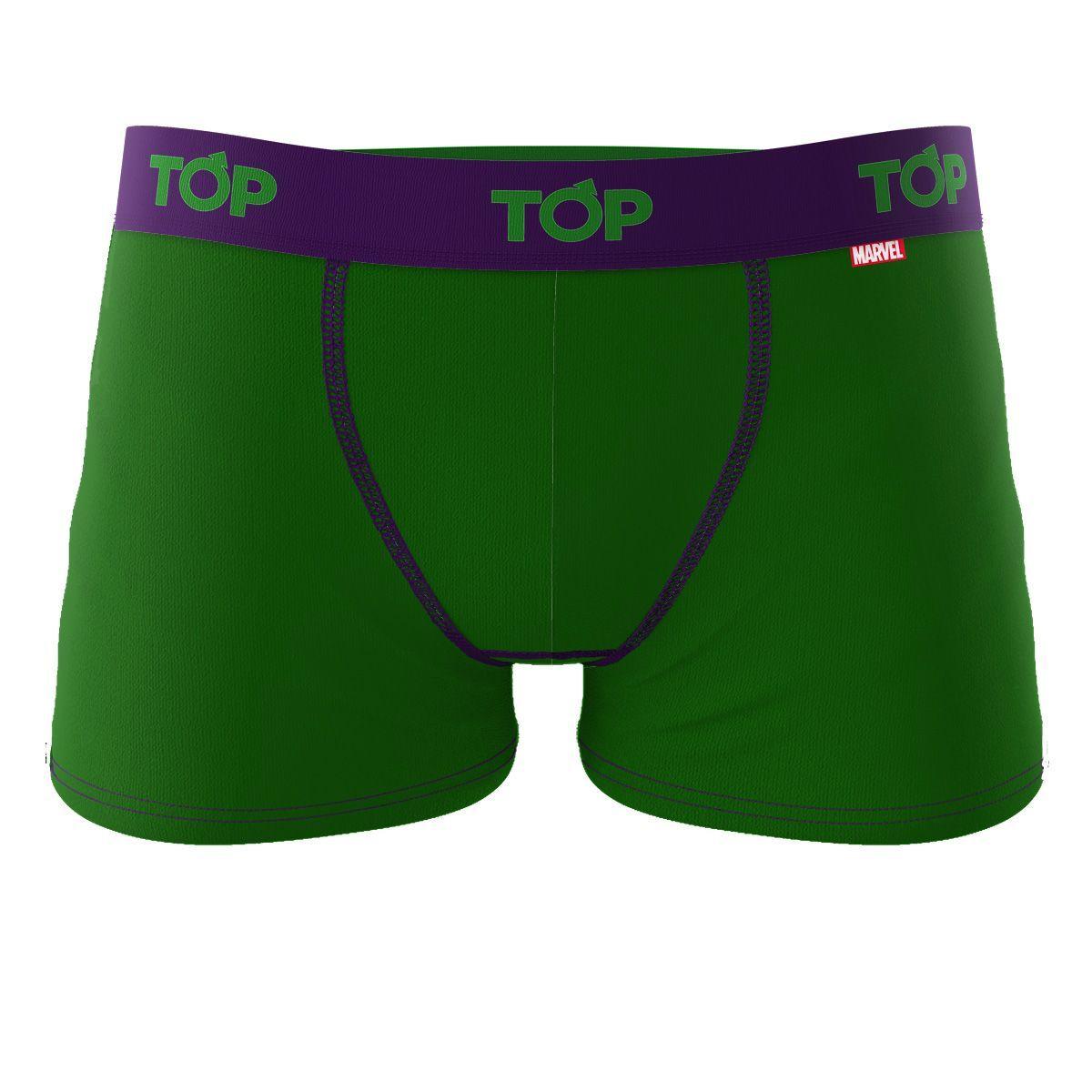 Bóxer Niño Algodón Marvel Pack 4 C9 Hulk Top-4