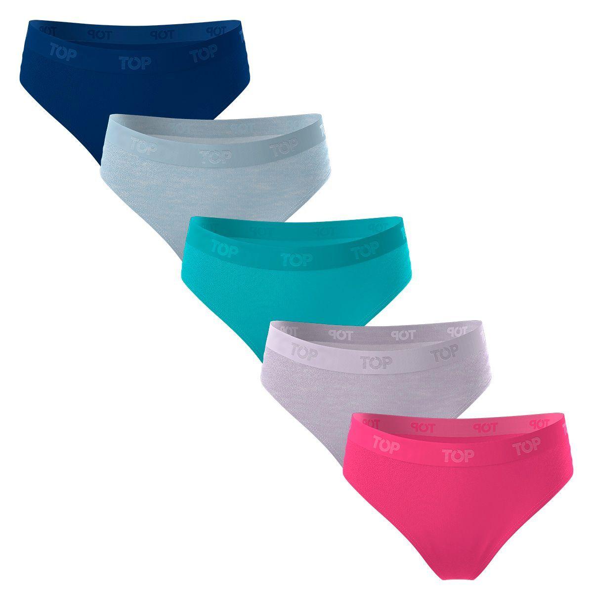 Calzón Bikini NIÑA Algodón Pack 5 C1-0