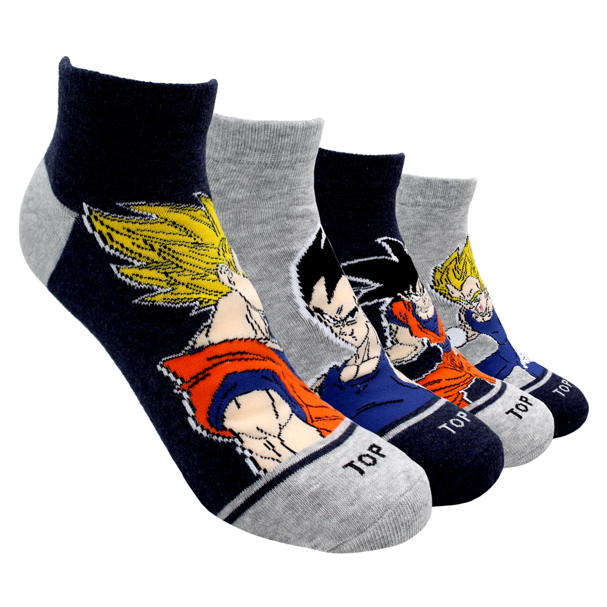 Calcetines Tobilleros Dragon Ball Z Pack 4 C2 Top-0