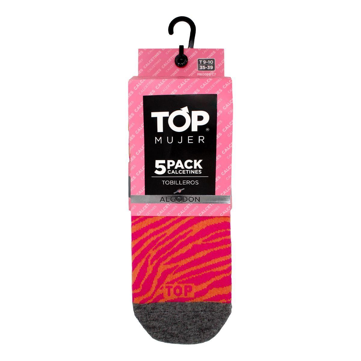 Calcetines Cortos Mujer Pack 5 C7 Top-6