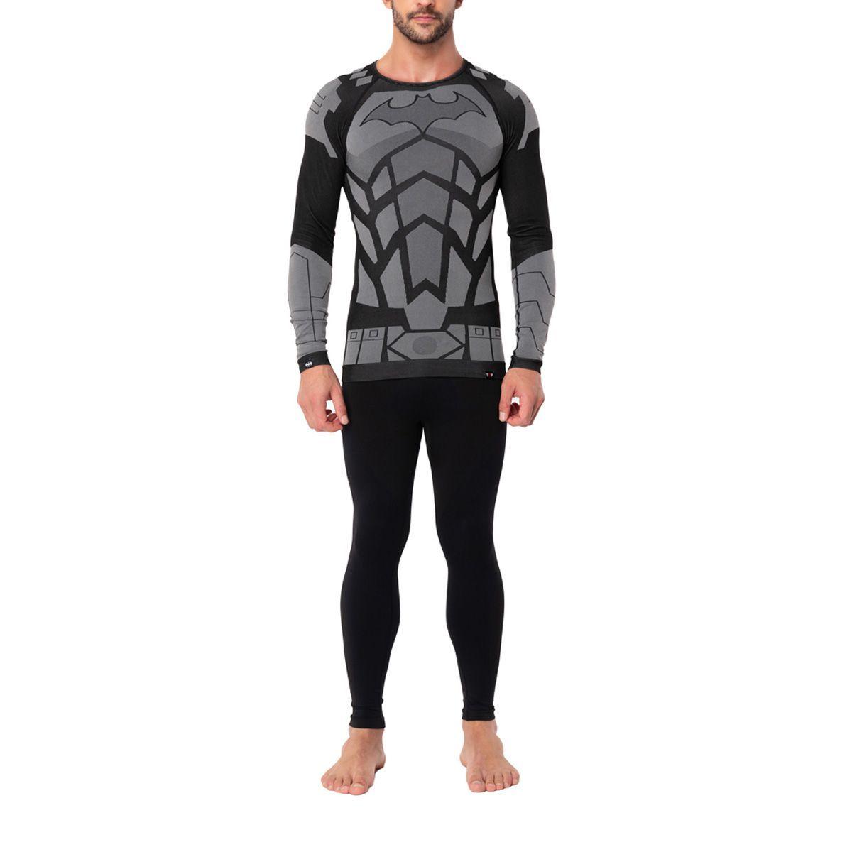 Camiseta Deportiva Batman Primera Capa Microfibra Top-1