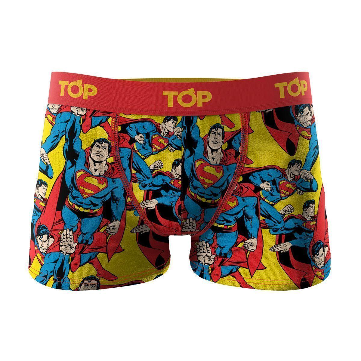 Bóxer Niño Algodón Pack 4 Superman C3 Top-0