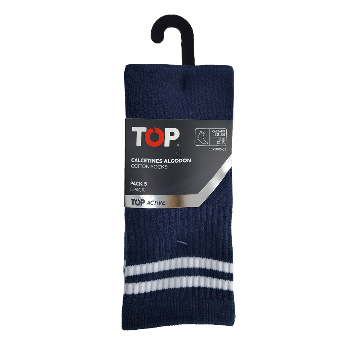 CALCETINES DEPORTIVOS MEDIA CAÑA PACK 5 C3 TOP-6