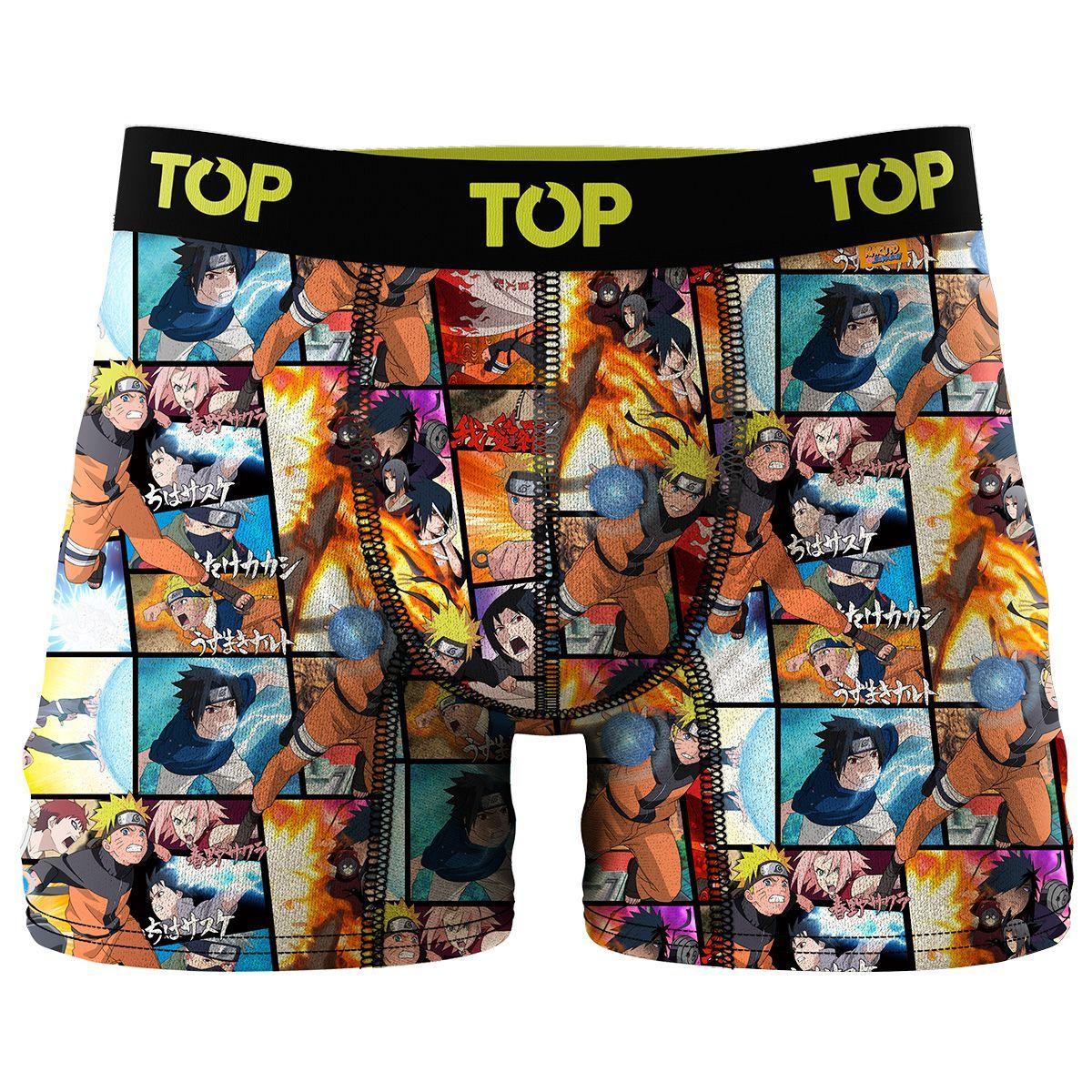 Bóxer Medio Microfibra Naruto Shippuden Pack 3 C2 Top-1