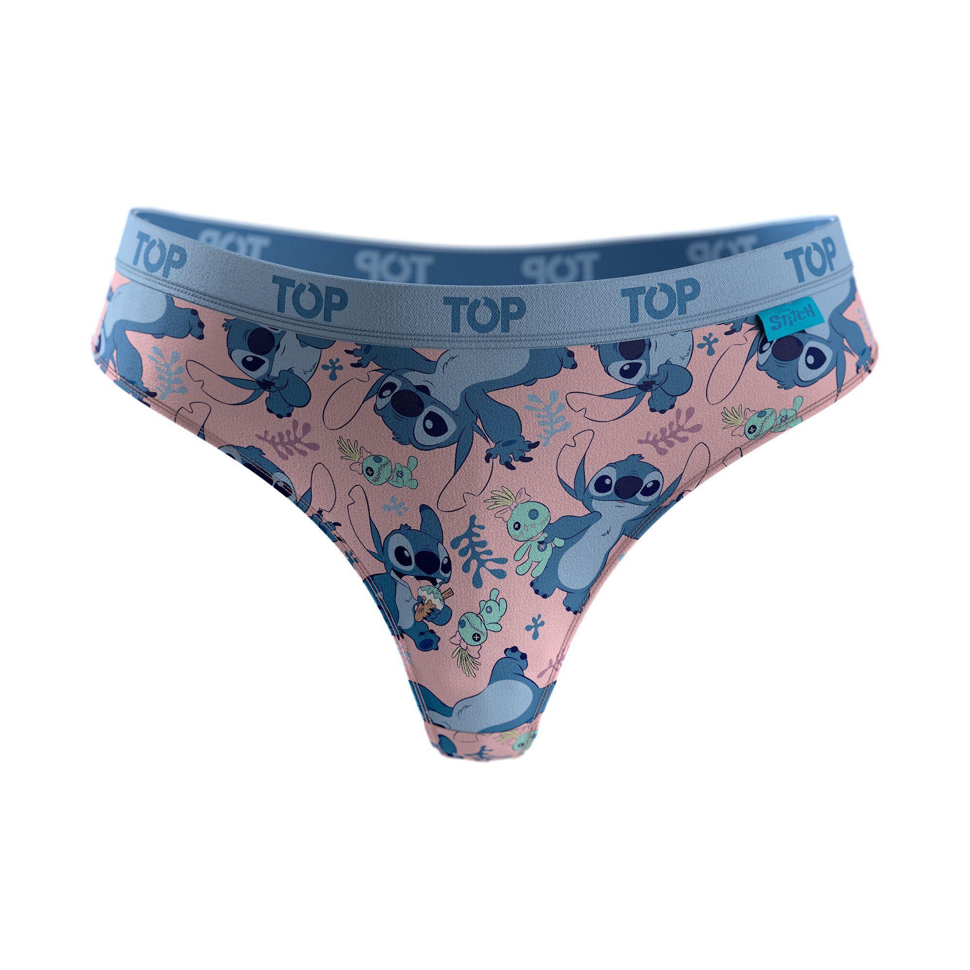 Calzón Bikini Algodón Pack 3 Stitch C1 TOP-6