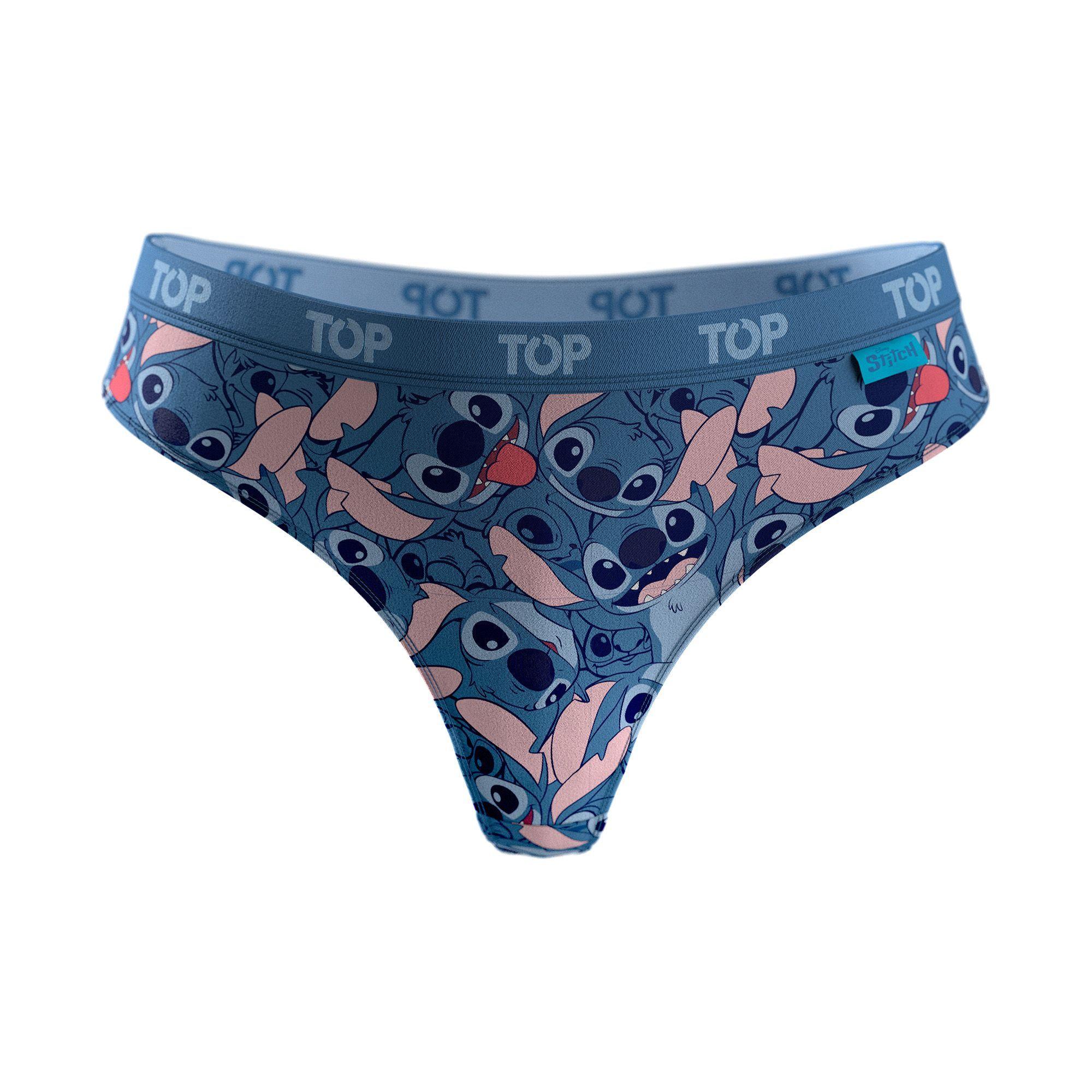 Calzón Bikini Algodón Pack 3 Stitch C1 TOP-7
