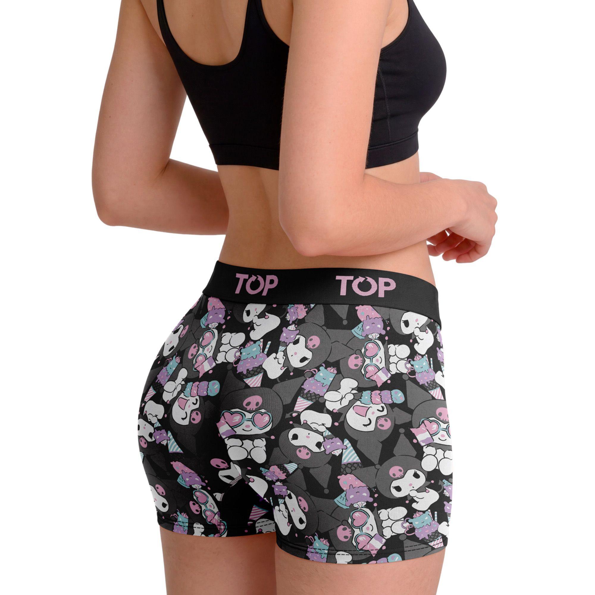 Bóxer Medio MUJER Algodón Pack 3 Kuromi C12 TOP-2