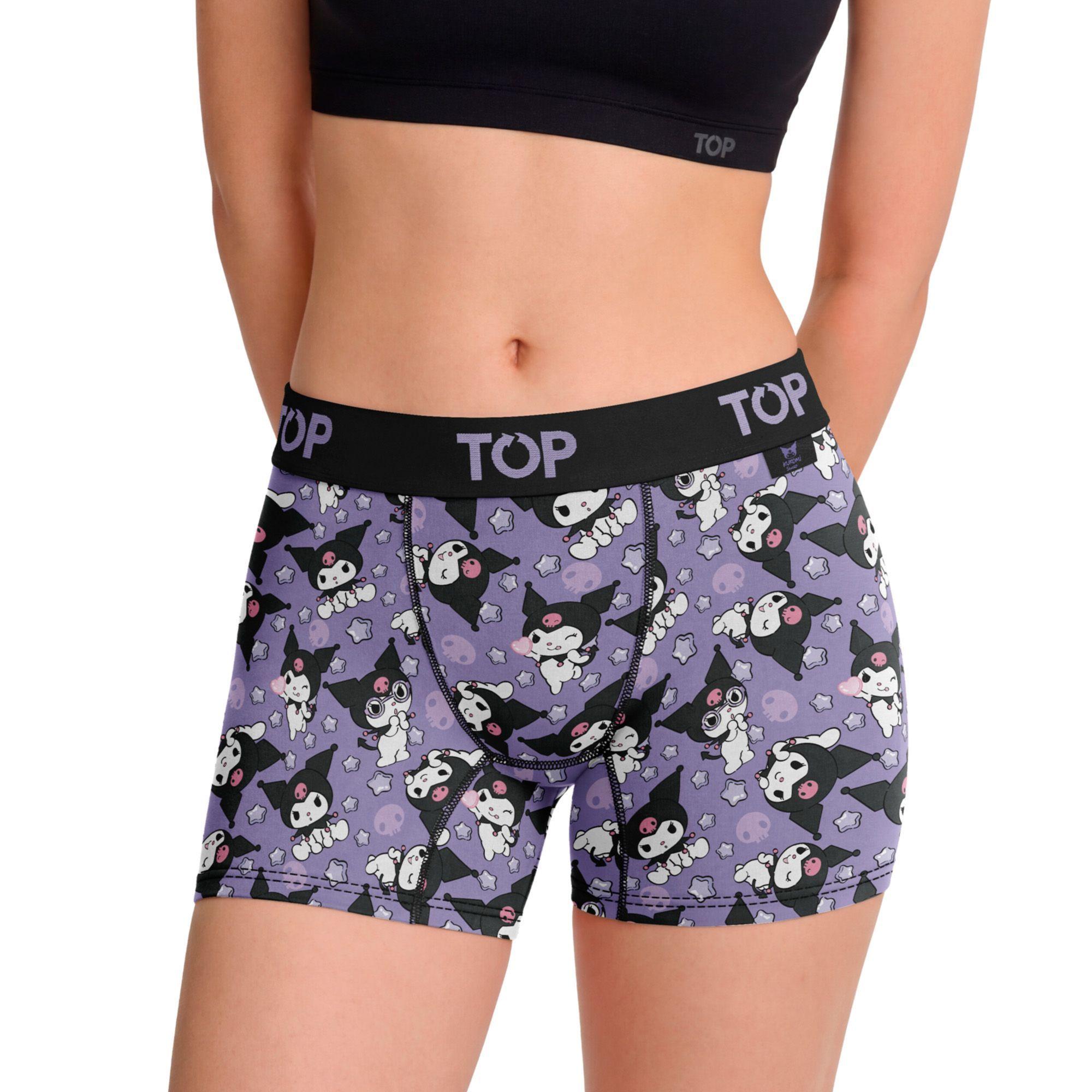 Bóxer Medio MUJER Algodón Pack 3 Kuromi C12 TOP-4