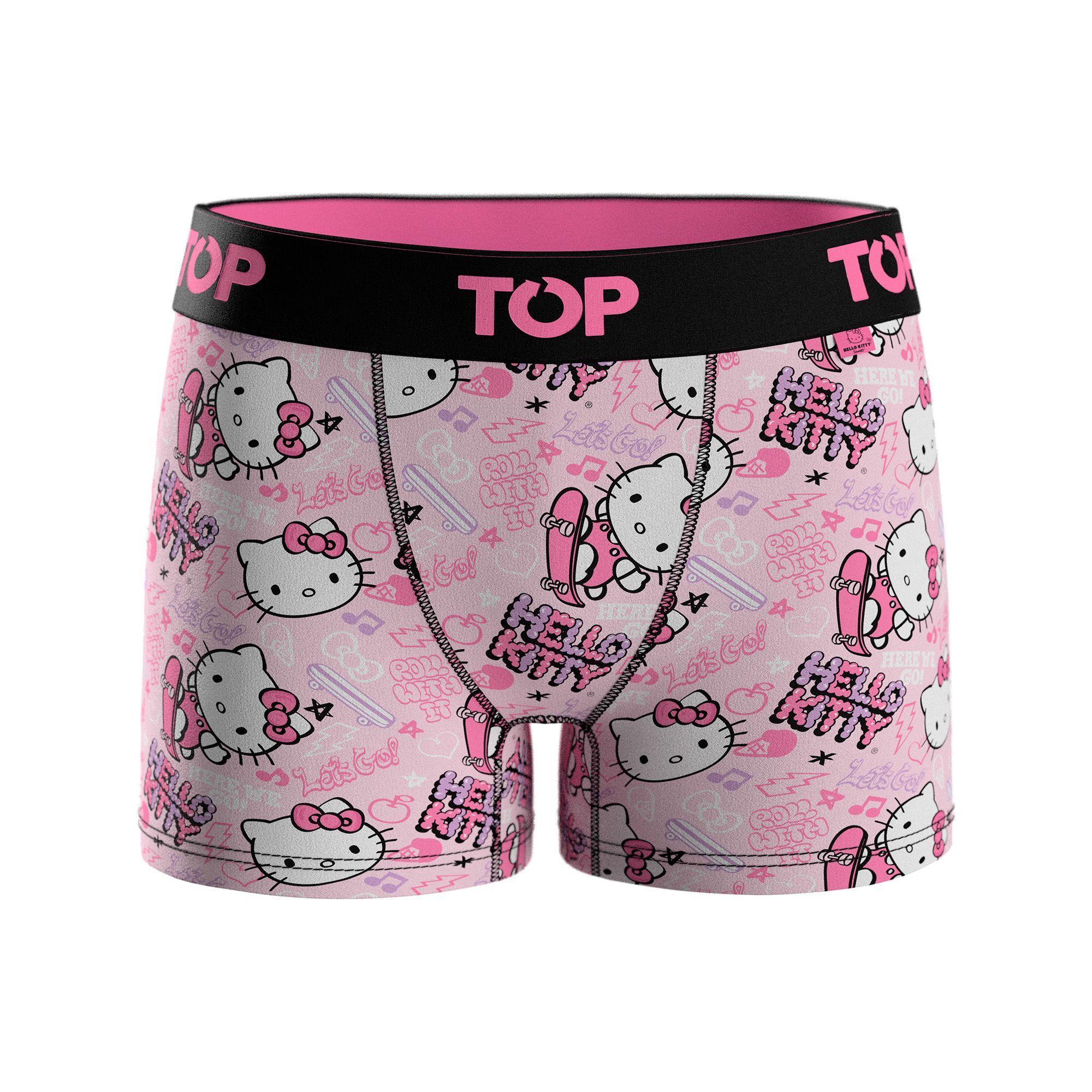 Bóxer Medio NIÑA Algodón Pack 4 Hello Kitty C1 TOP-1