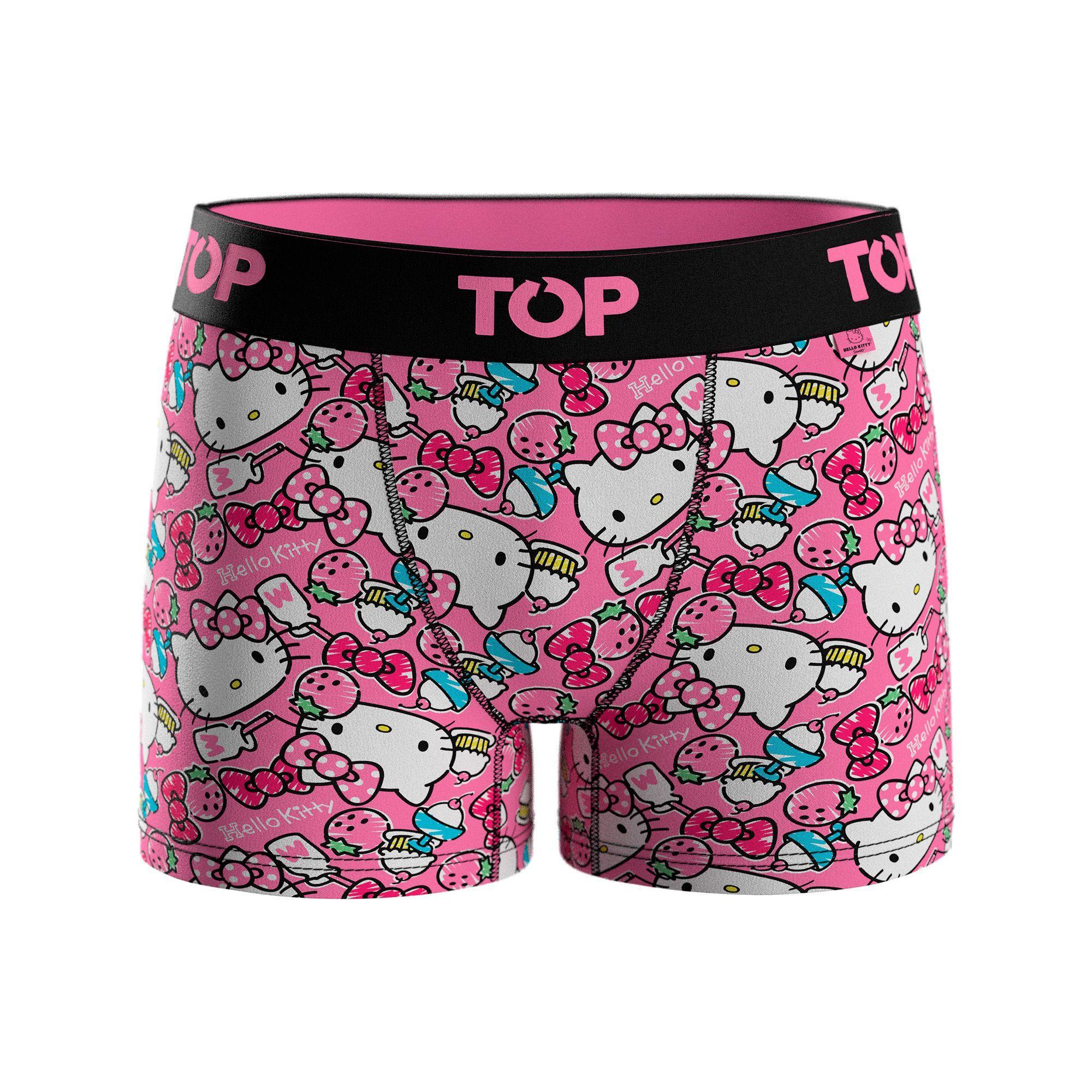 Bóxer Medio NIÑA Algodón Pack 4 Hello Kitty C1 TOP-3