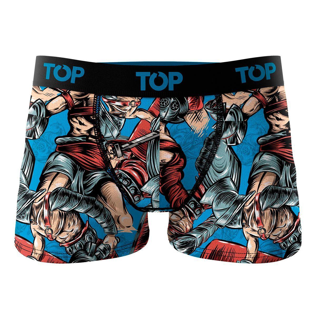 Bóxer Medio Niño Algodón Pack 4 Guerreros - Gladiadores C4 TOP-1