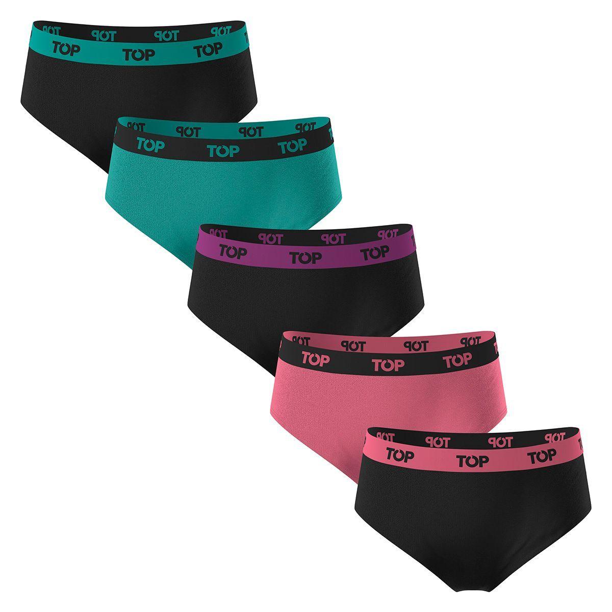 Calzón Pantaletas NIÑA Algodón Pack 5 C3 Top-0