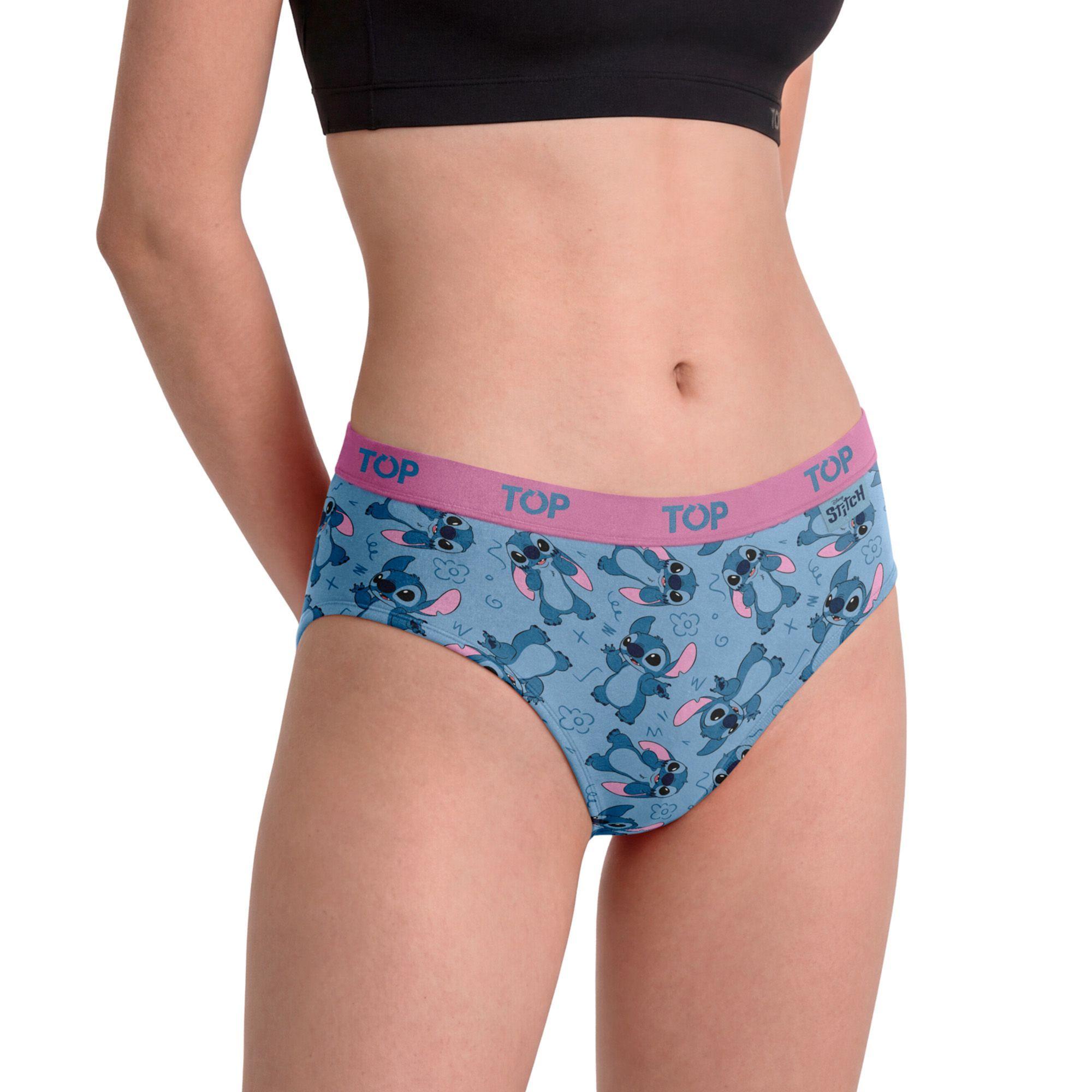 Calzón Bikini Algodón Pack 3 Stitch C4 TOP-3