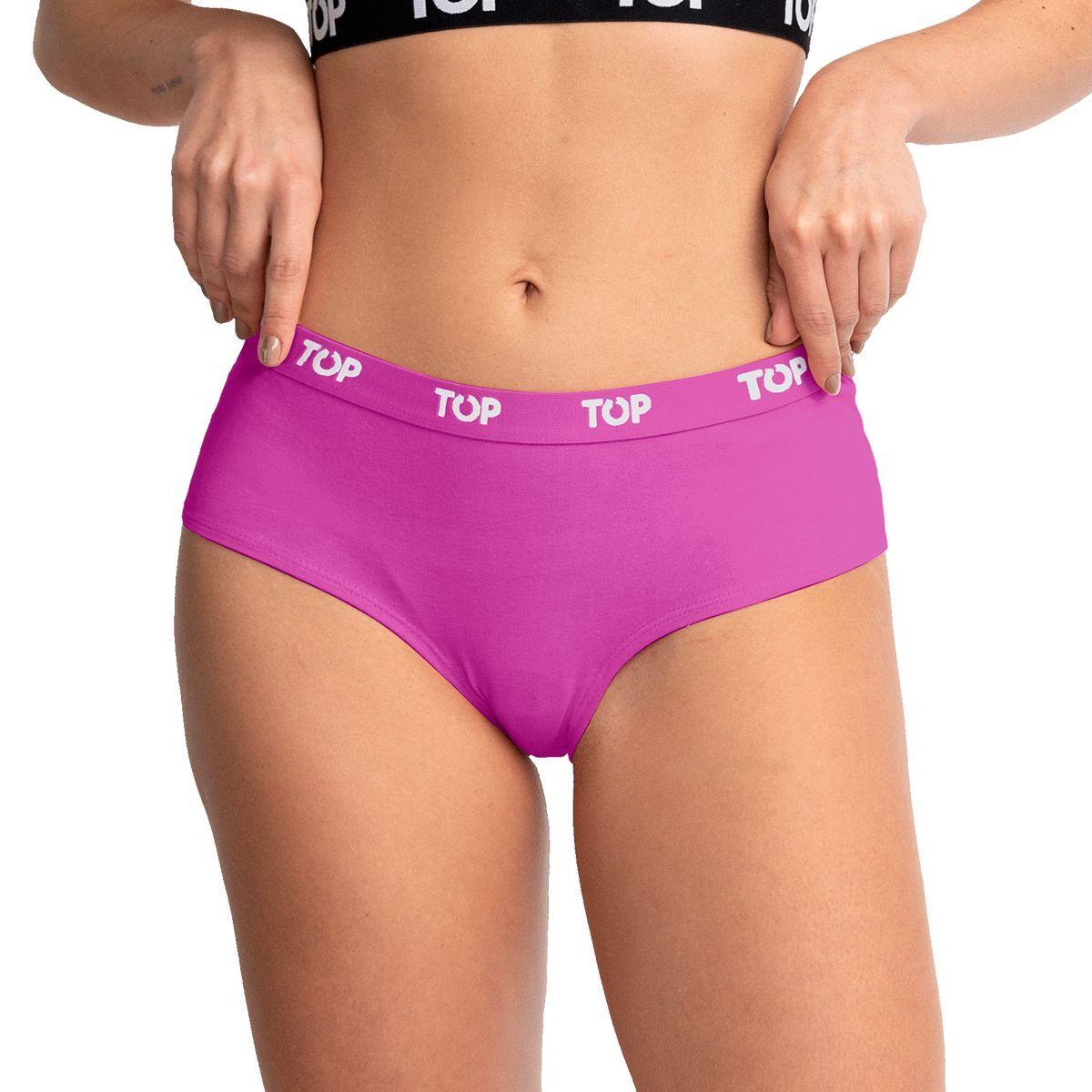 Calzón Pantaletas Algodón Con Elástico Pack 3 C6 Top-1