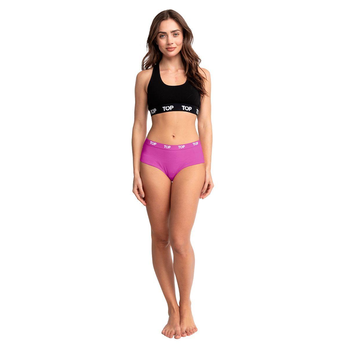 Calzón Pantaletas Algodón Con Elástico Pack 3 C6 Top-2