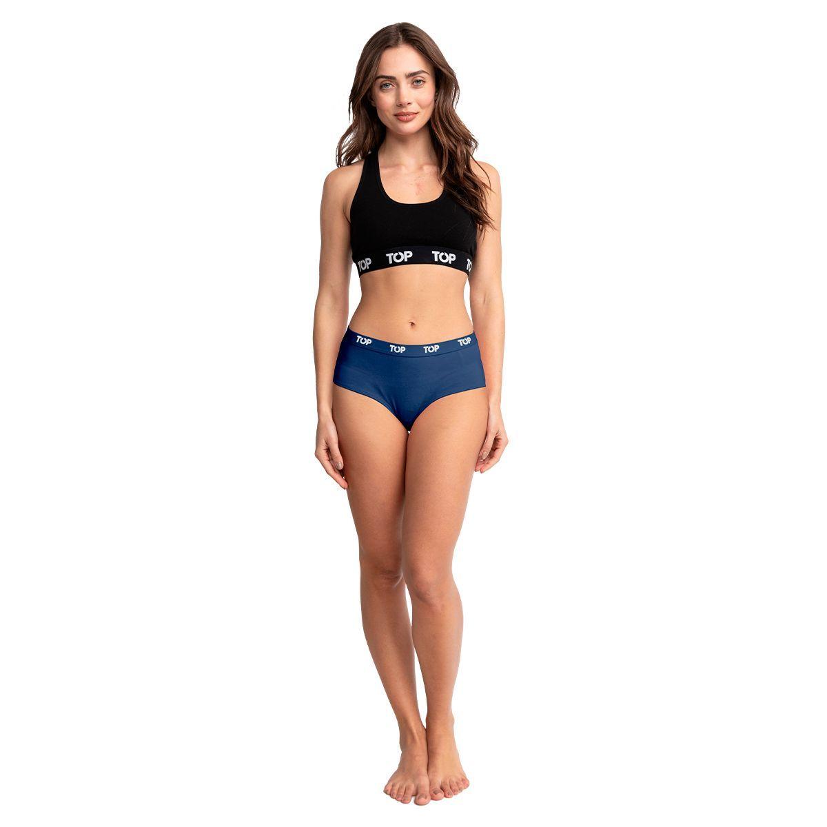 Calzón Pantaletas Algodón Con Elástico Pack 3 C6 Top-4