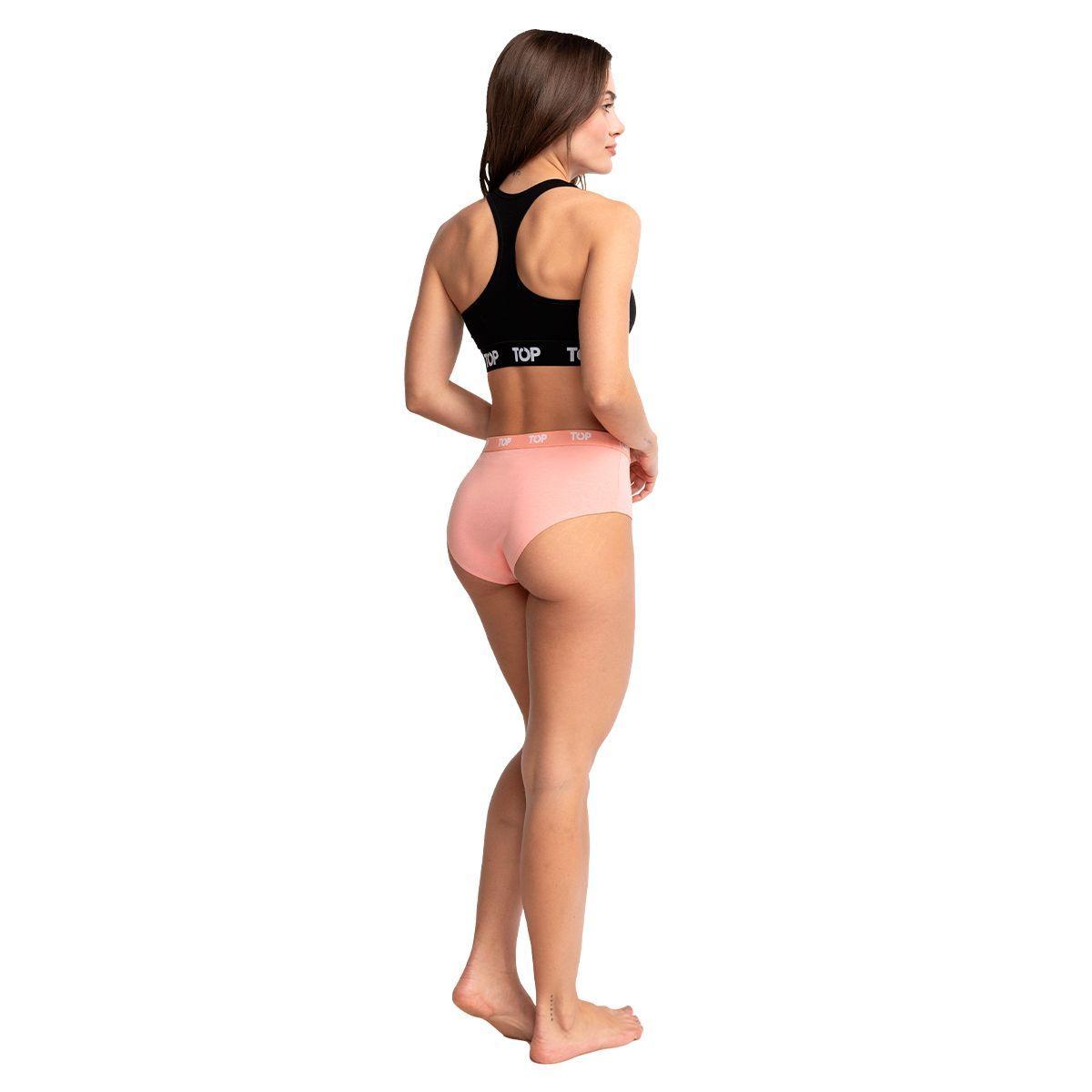 Calzón Pantaletas Algodón Con Elástico Pack 3 C6 Top-7