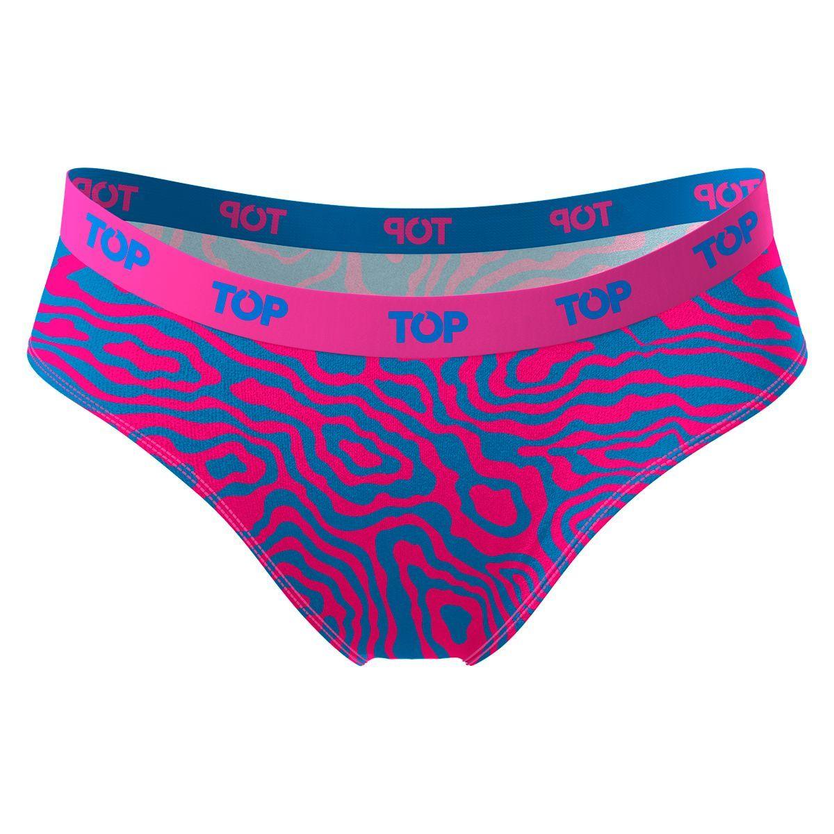 Calzón Bikini Algodón Pack 3 Neón C1 Top-4