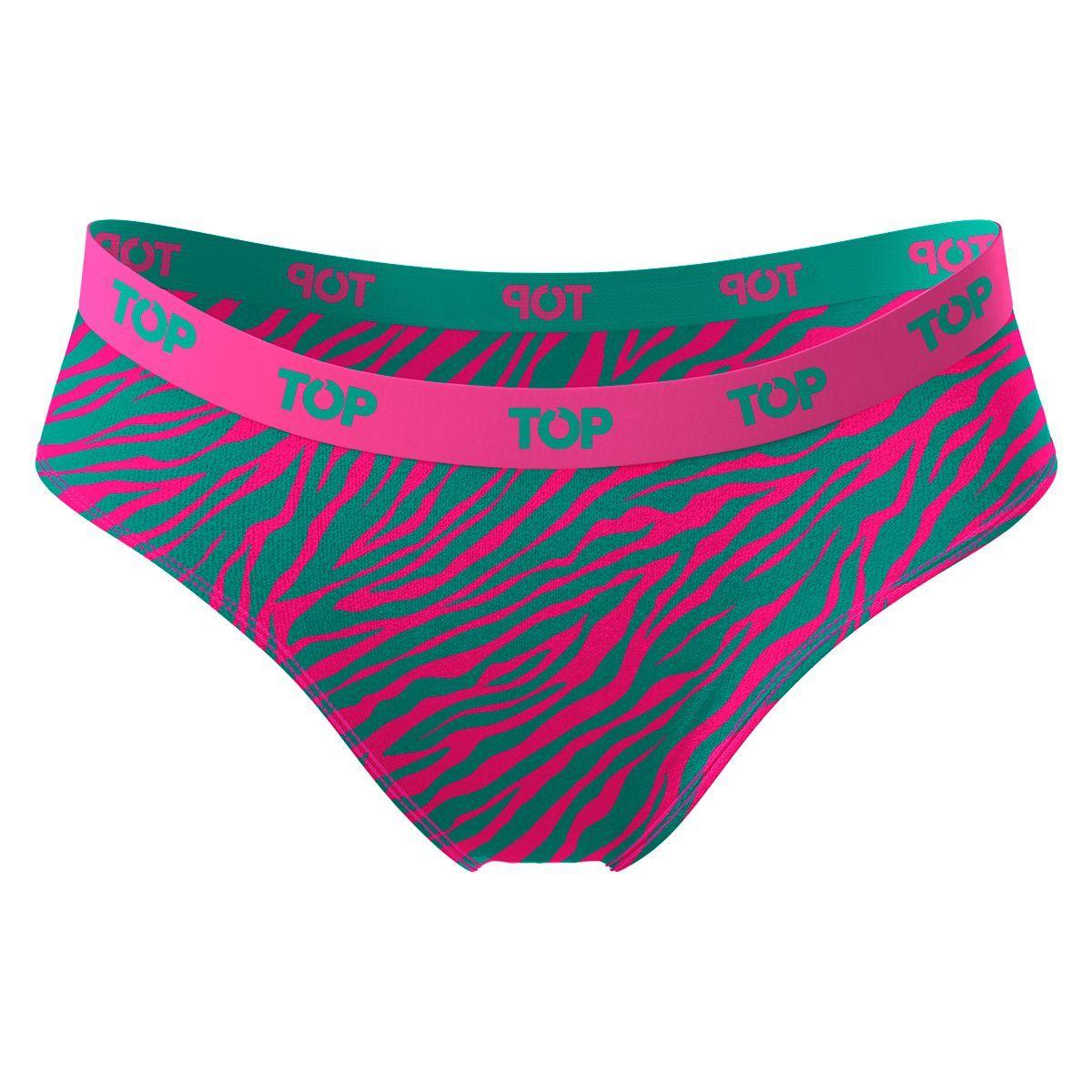 Calzón Bikini Algodón Pack 3 Neón C1 Top-5