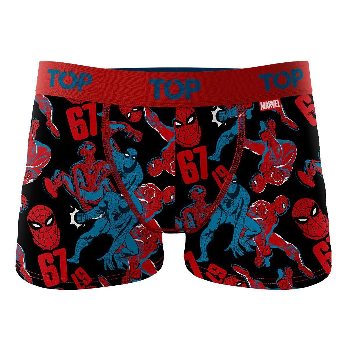 Bóxer Niño Algodón Marvel Pack 4 C16 Spider-Man TOP-1