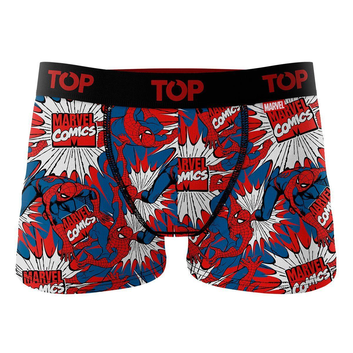 Bóxer Niño Algodón Marvel Pack 4 C16 Spider-Man TOP-4