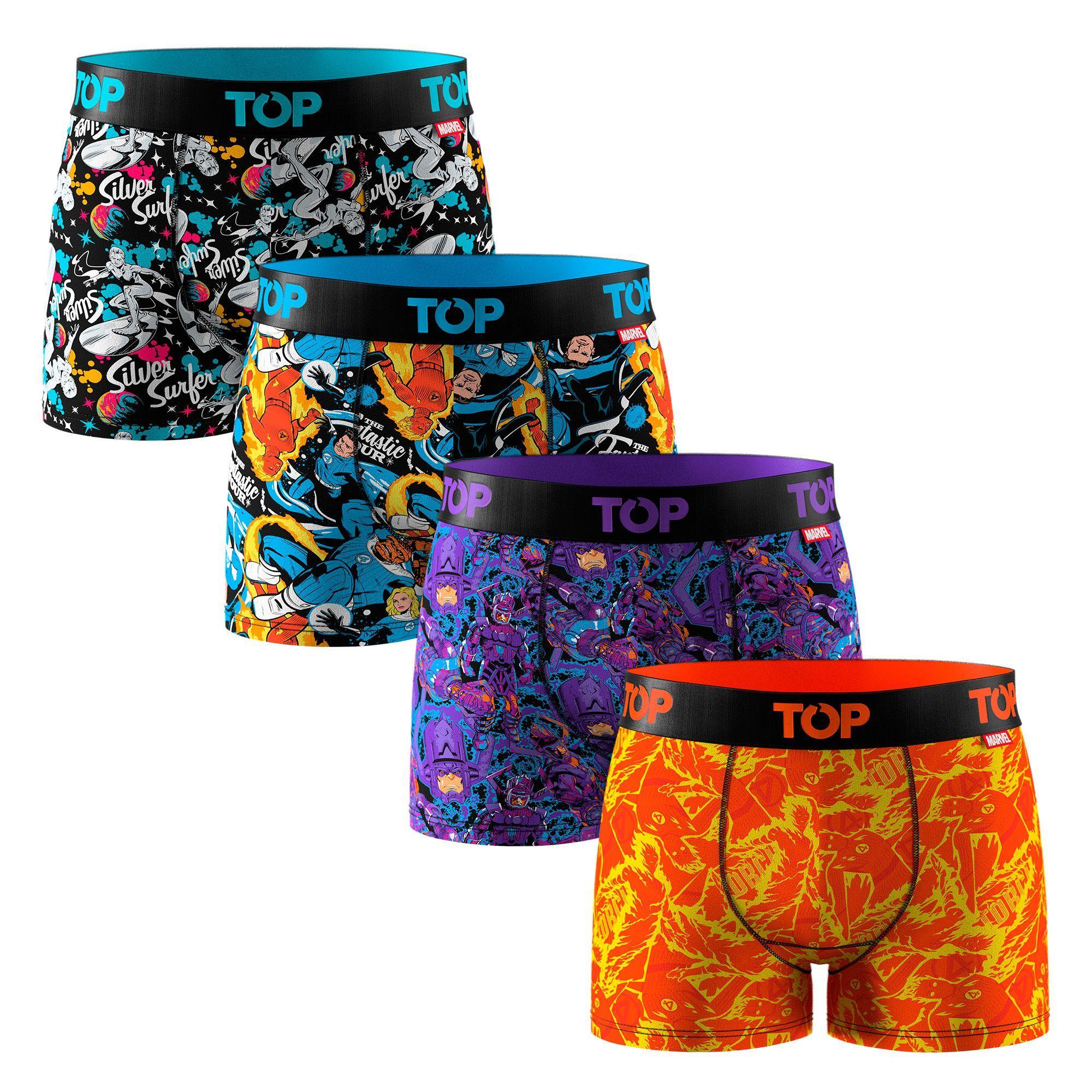 Bóxer Niño Algodón Marvel Pack 4 C16 Spider-Man TOP-0