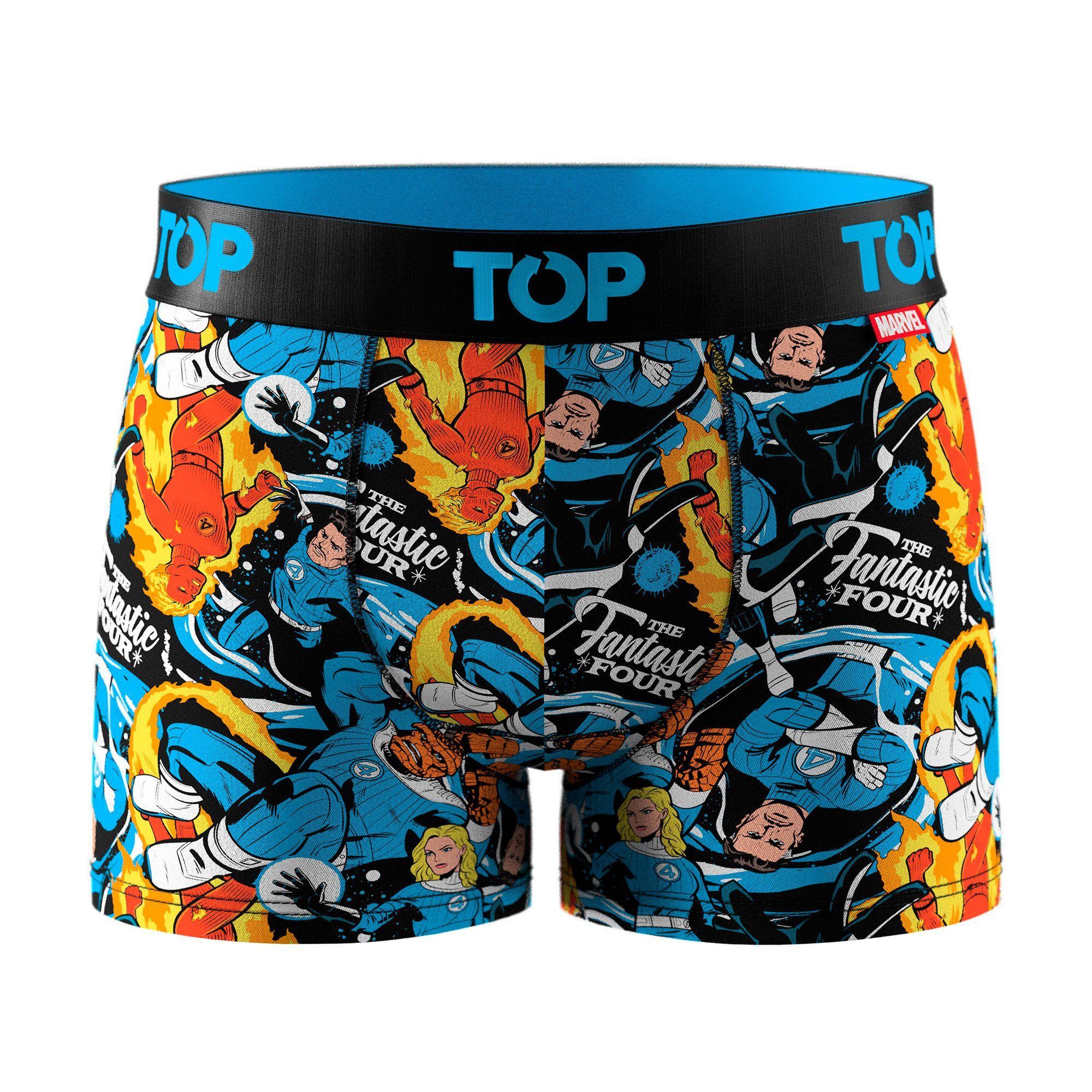 Bóxer Niño Algodón Marvel Pack 4 C16 Spider-Man TOP-2