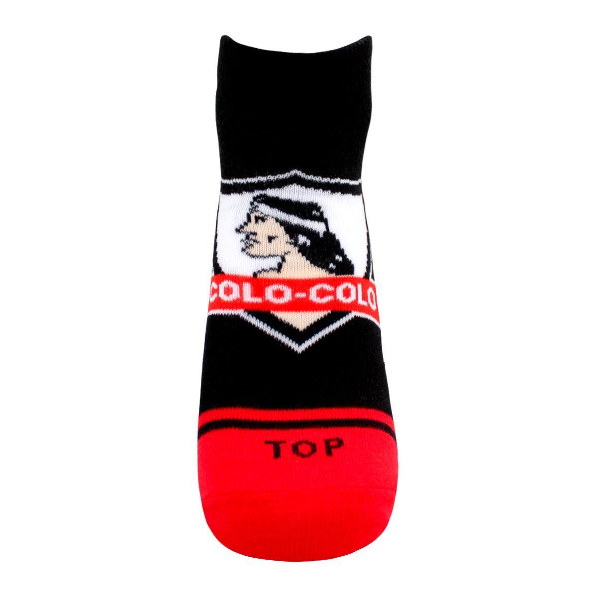 Calcetines Cortos Algodón Niños Colo-Colo Pack 3 C2 Top-2
