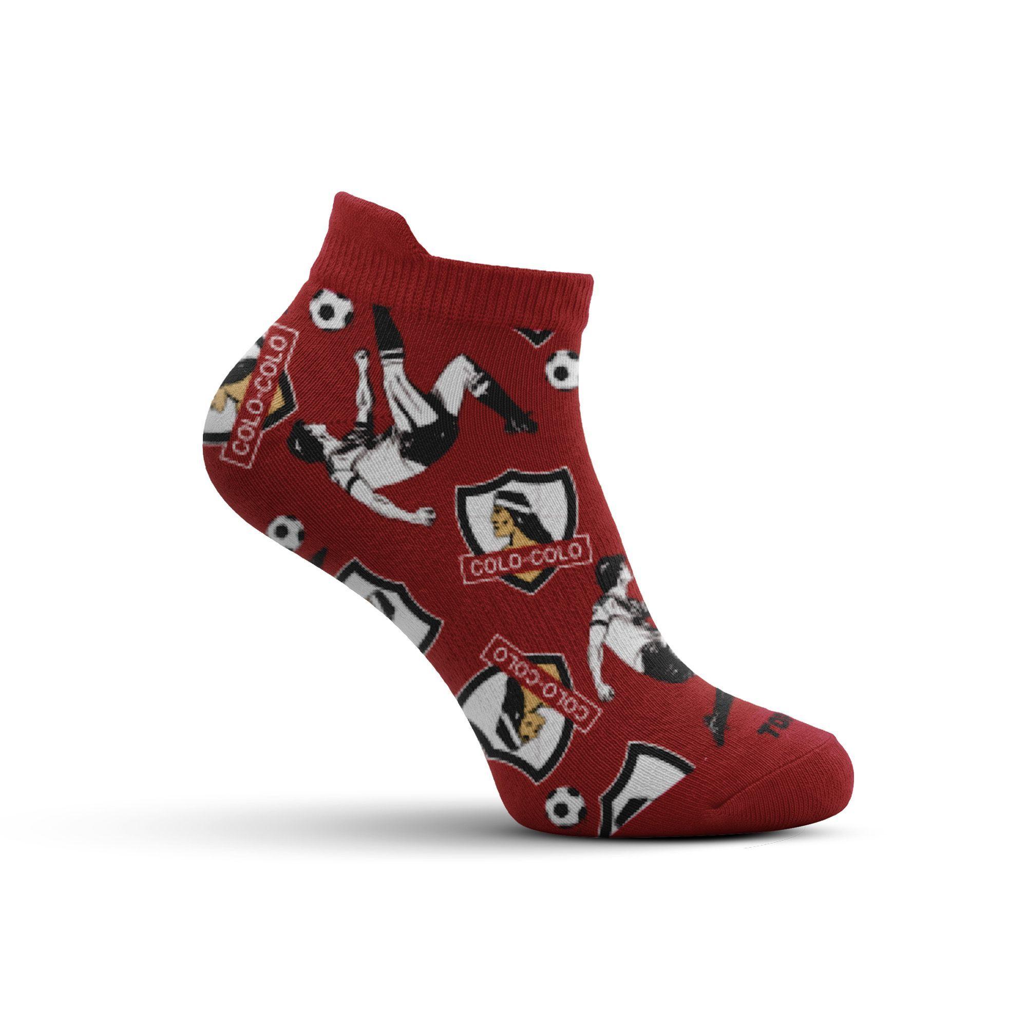 Calcetines Cortos Algodón Niños Colo-Colo Pack 3 C2 Top-3