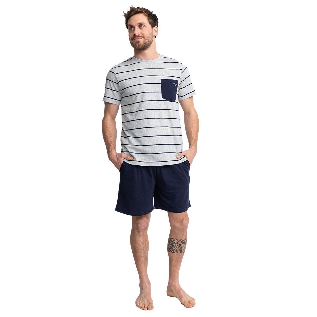 Pijama Algodón Hombre Verano C2 253 Top-0