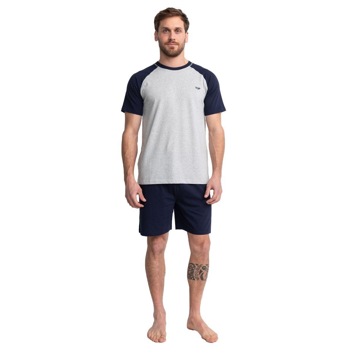 Pijama Hombre Verano Algodón C2 Top-0