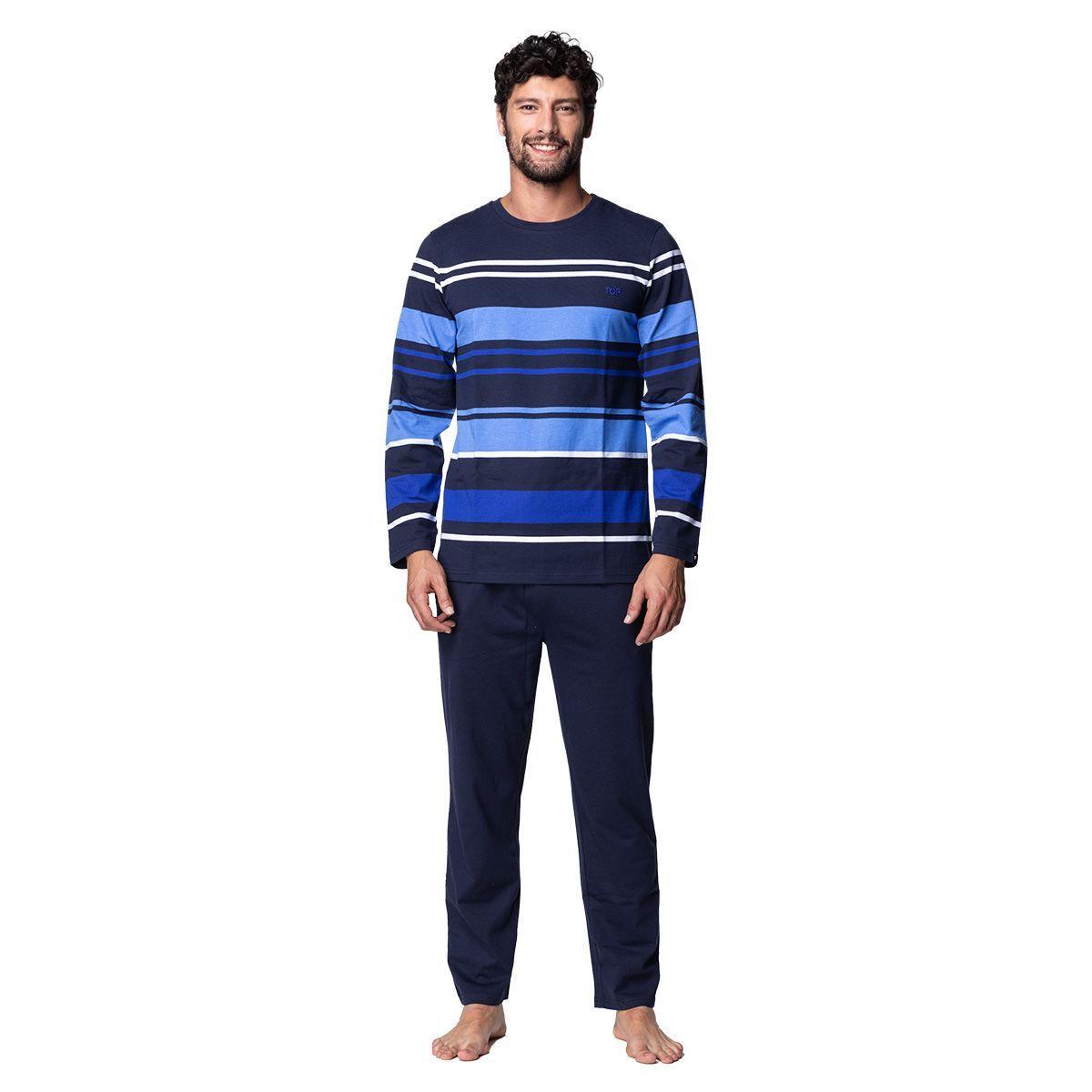 Pijama Invierno Algodón Hombre C1 TOP-0