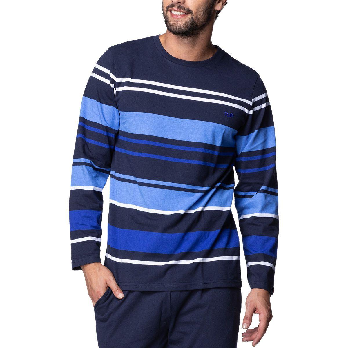 Pijama Invierno Algodón Hombre C1 TOP-2