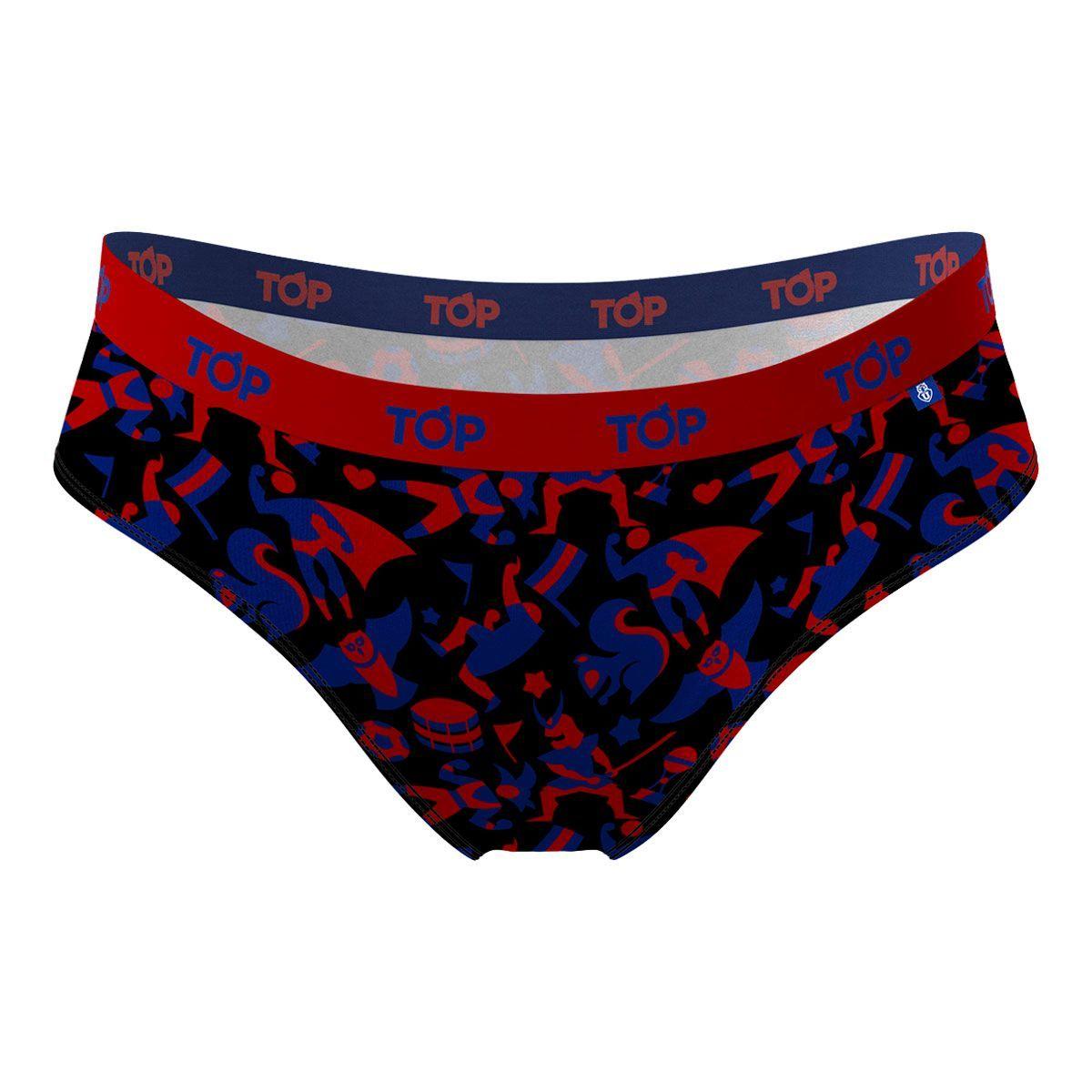 Bikinis Algodón Pack 3 Universidad de Chile C1 Top-1