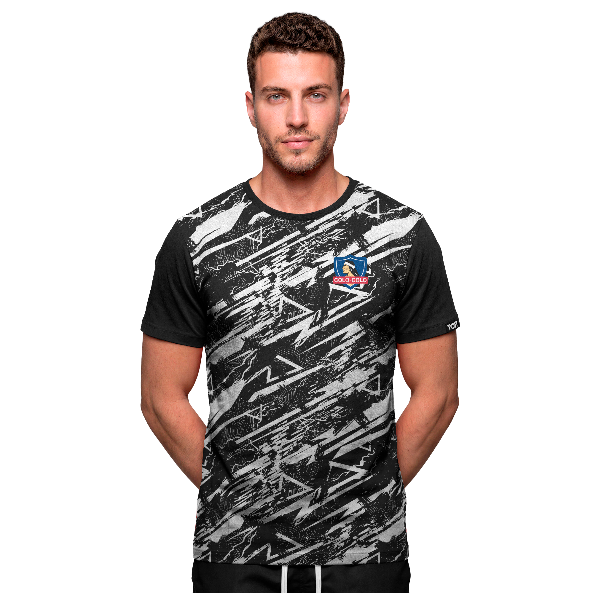 Pijama Hombre Algodón Verano Colo-Colo C2 TOP-2