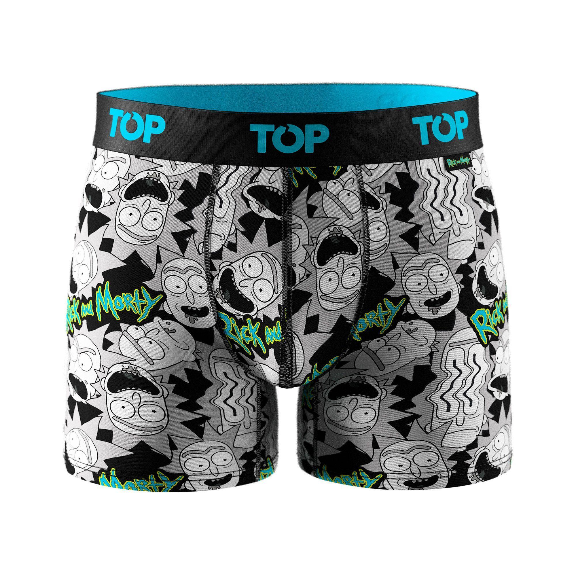 Bóxer Medio Algodón Pack 3 Rick and Morty C4 TOP-2