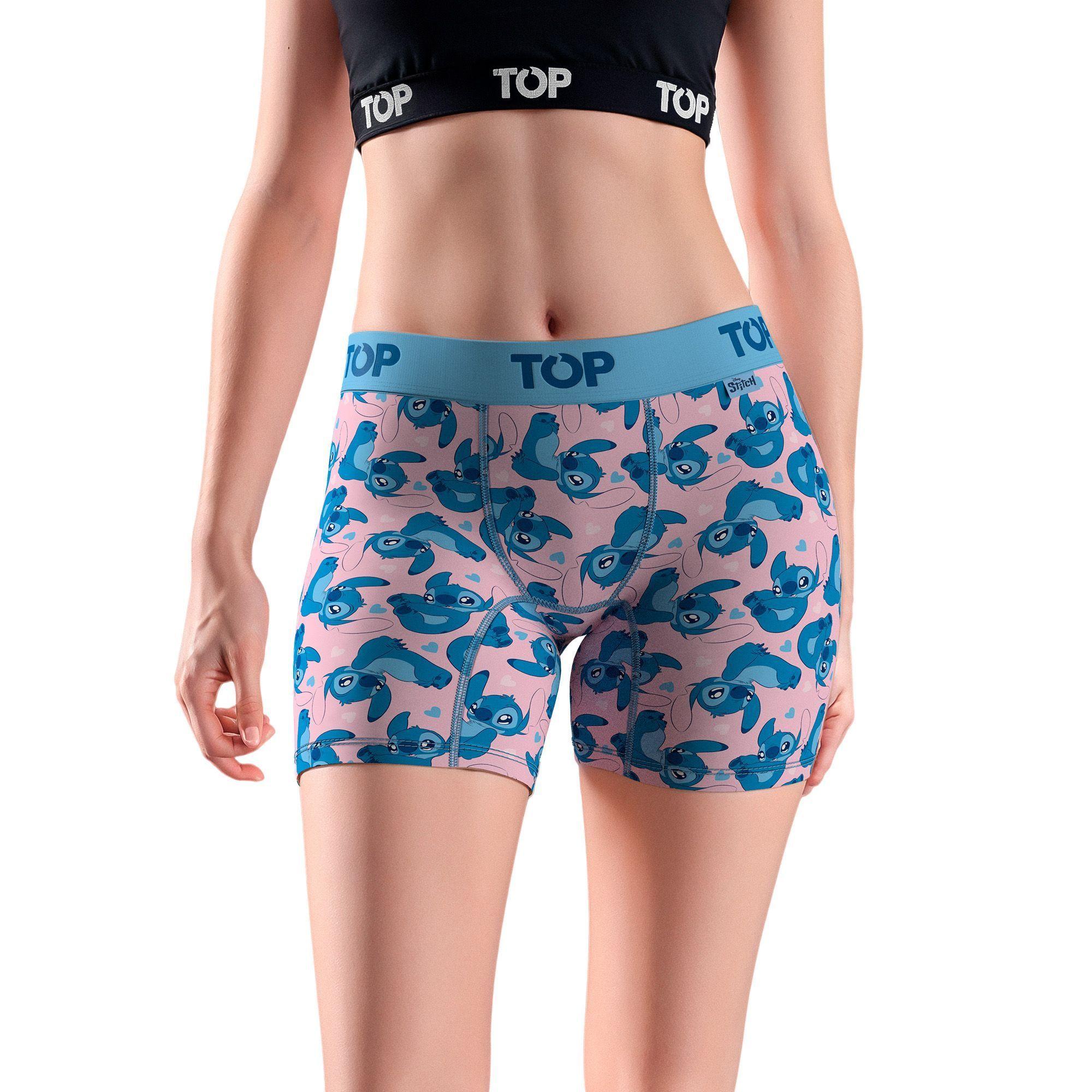 Bóxer Medio MUJER Algodón Pack 3 Stitch C4 TOP-4