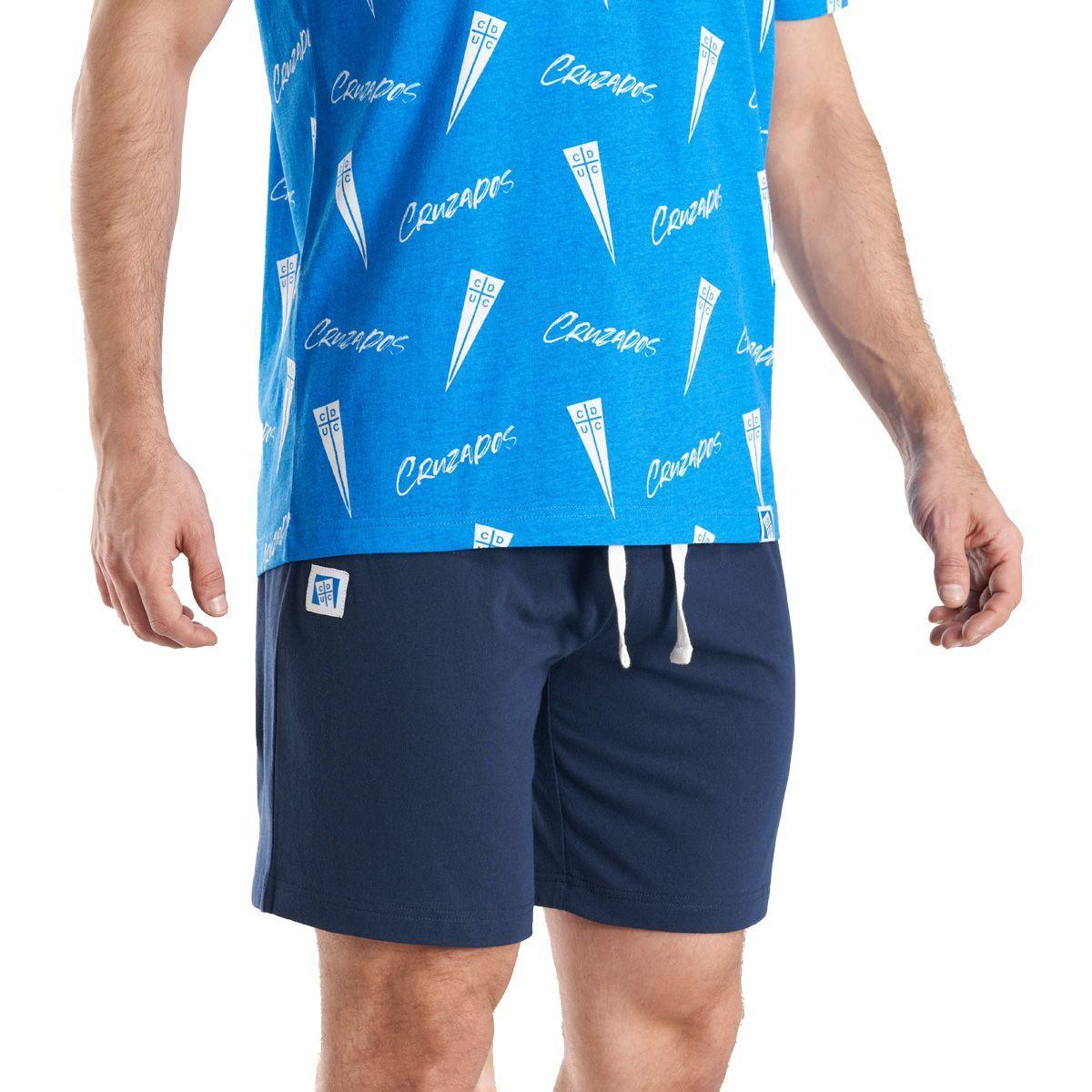 Pijama Algodón Hombre Verano Universidad Católica C1 Top-2