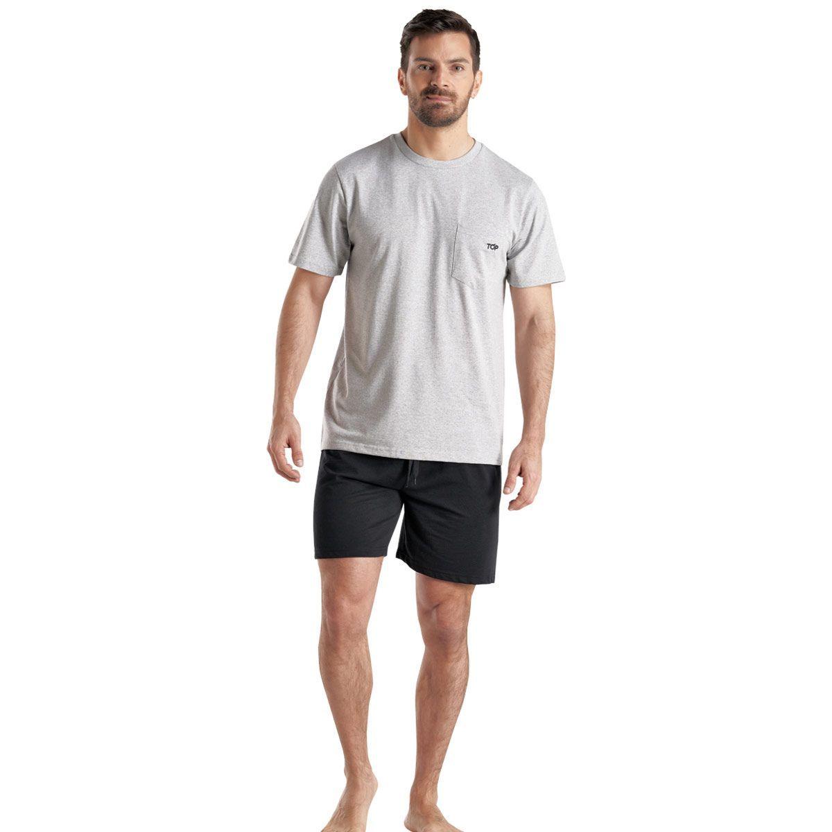 Pijama Verano Hombre Algodón C3 Top-0