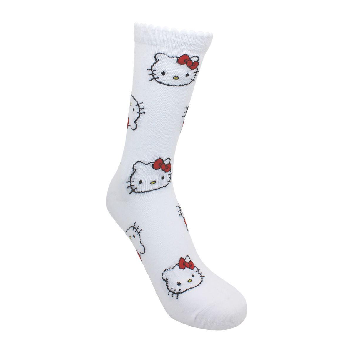 Calcetines Largos Mujer Algodón Pack 2 Hello Kitty C5 TOP-4