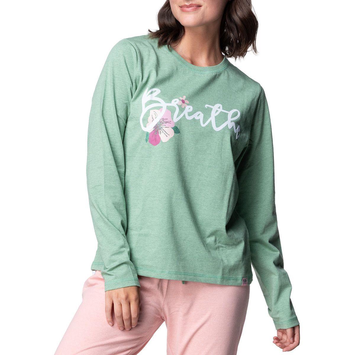 Pijama Algodón Mujer Invierno C2 TOP-2