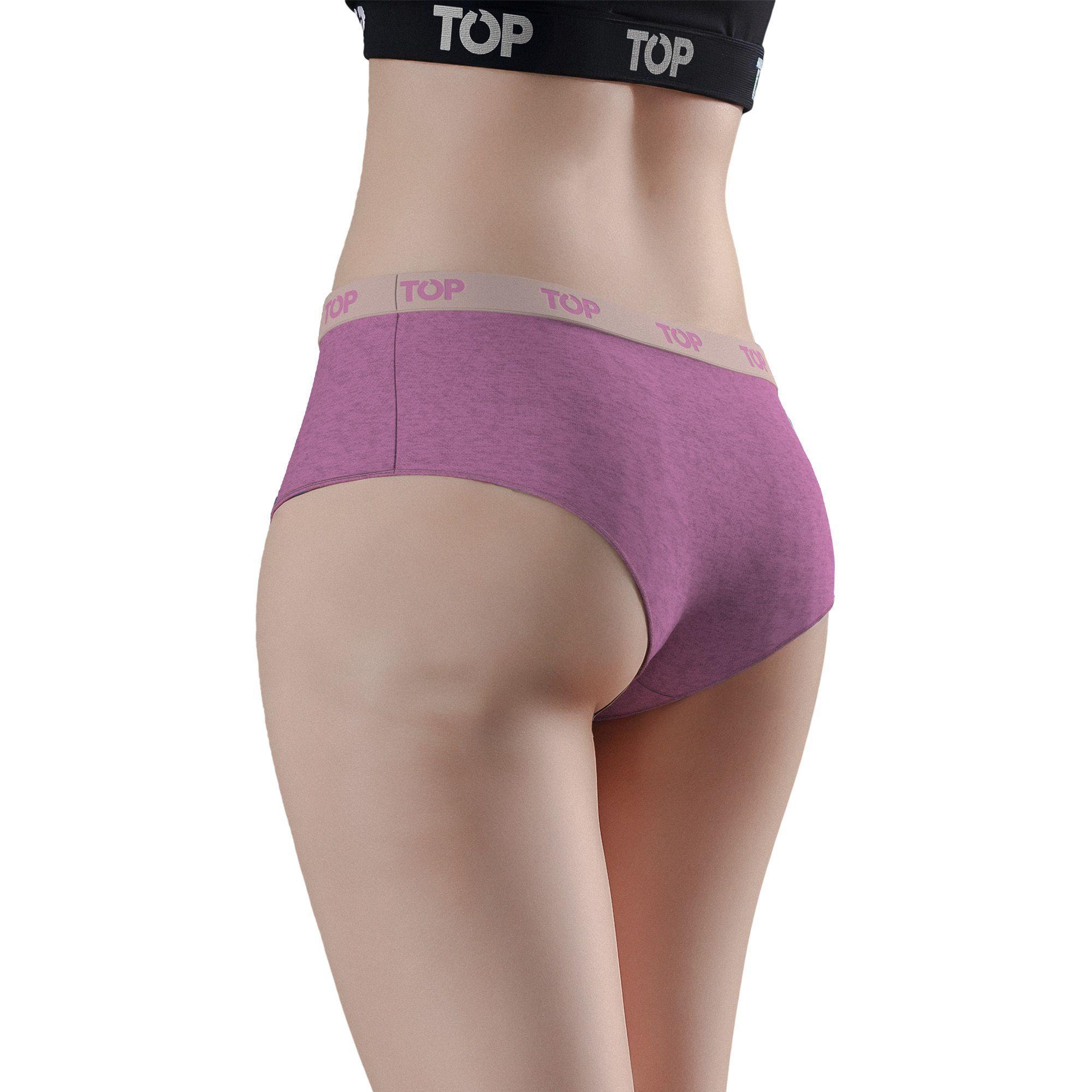 CALZÓN PANTALETAS ALGODÓN CON ELÁSTICO PACK 3 C10 TOP-4