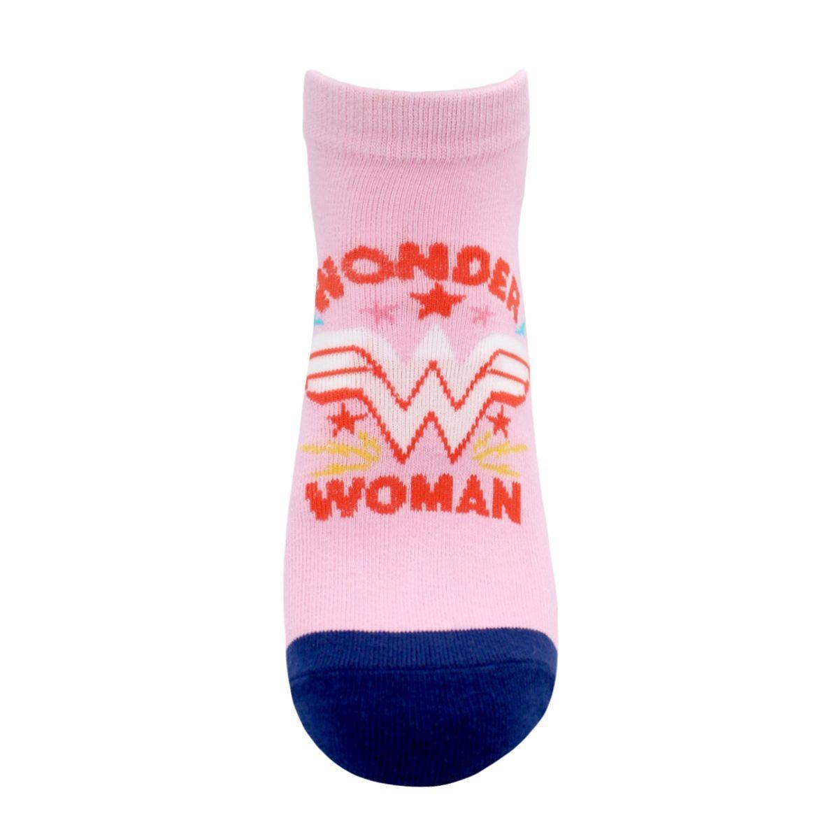 Calcetines Cortos Algodón Niñas Pack 3 Wonder Woman C2 Top-1