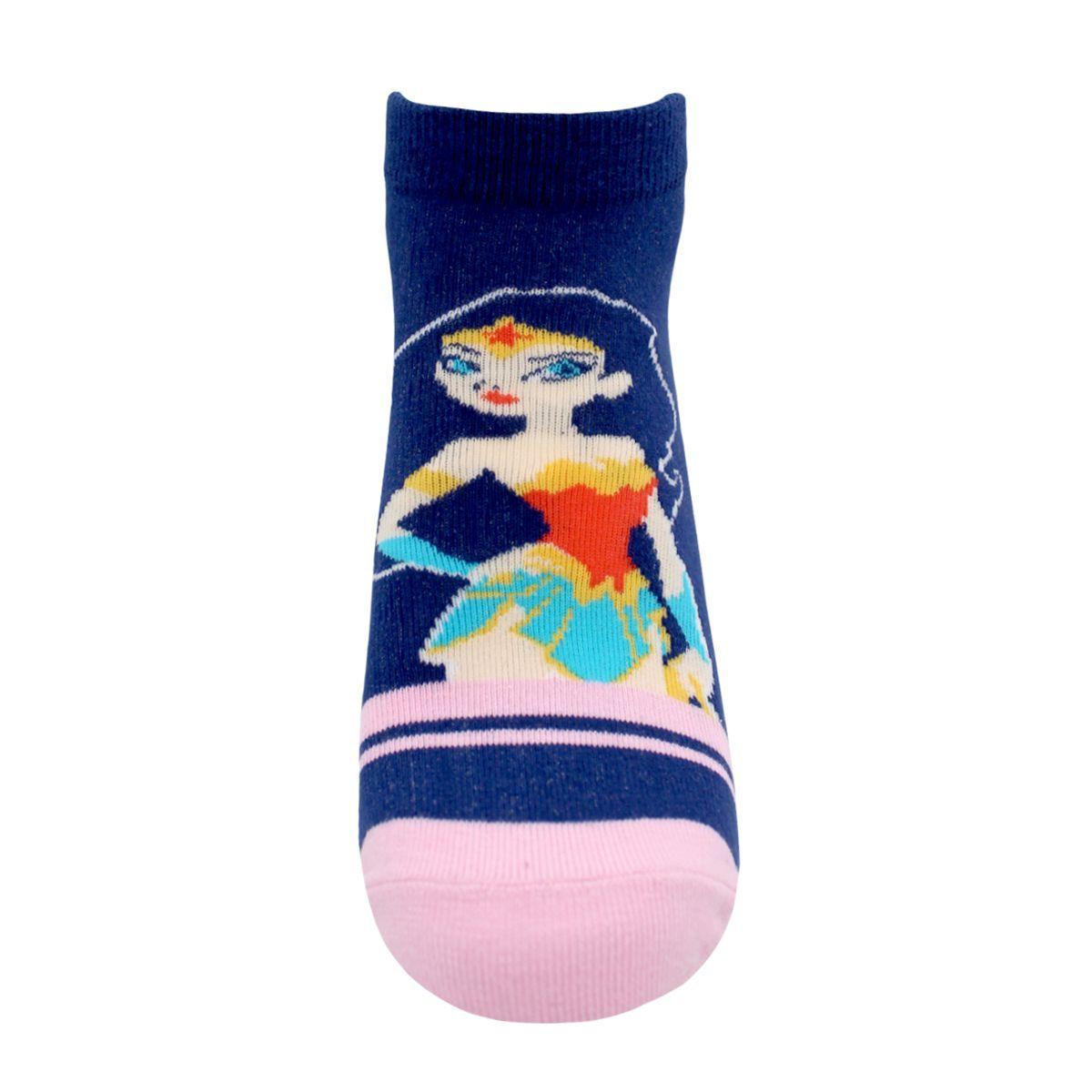 Calcetines Cortos Algodón Niñas Pack 3 Wonder Woman C2 Top-2
