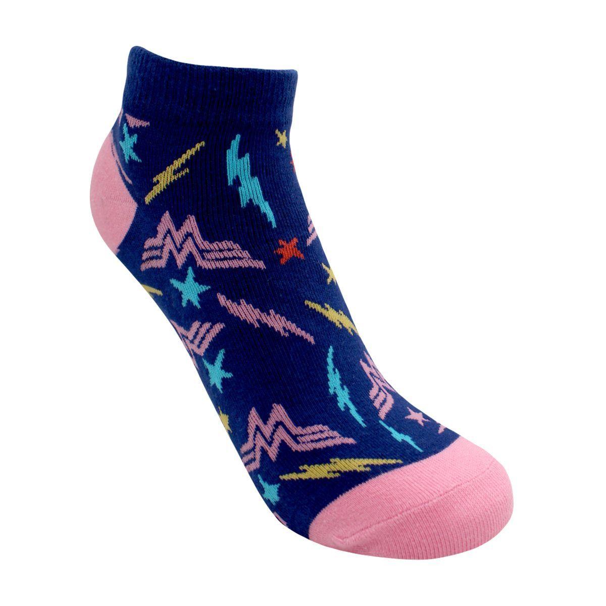 Calcetines Cortos Algodón Niñas Pack 3 Wonder Woman C2 Top-5