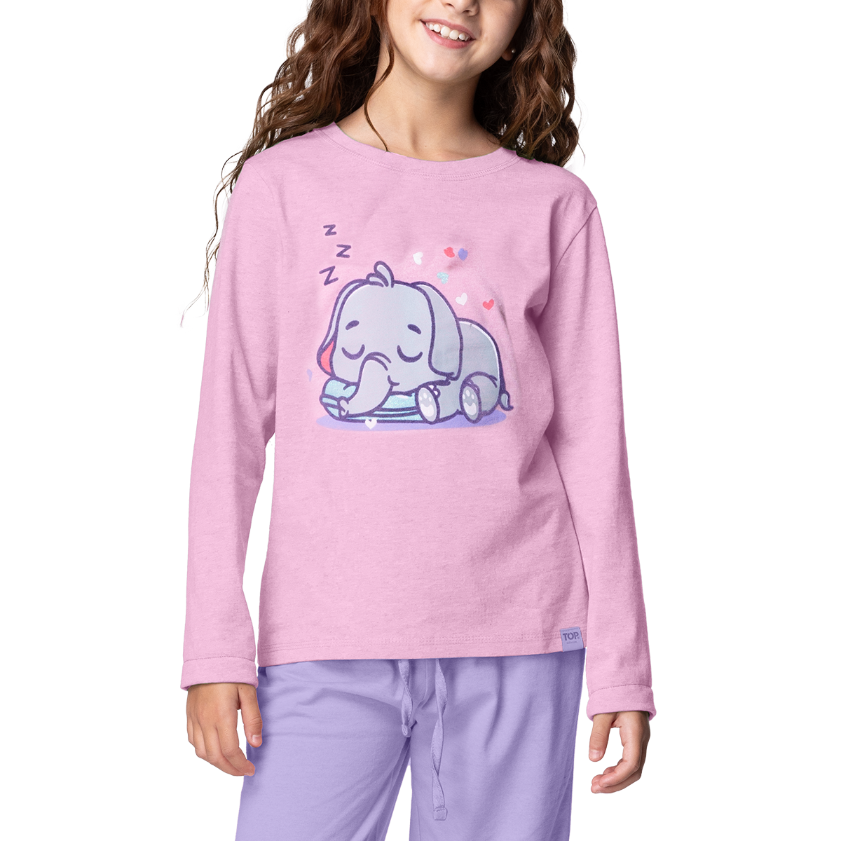Pijama Largo Algodón Niña Invierno C1 TOP-2