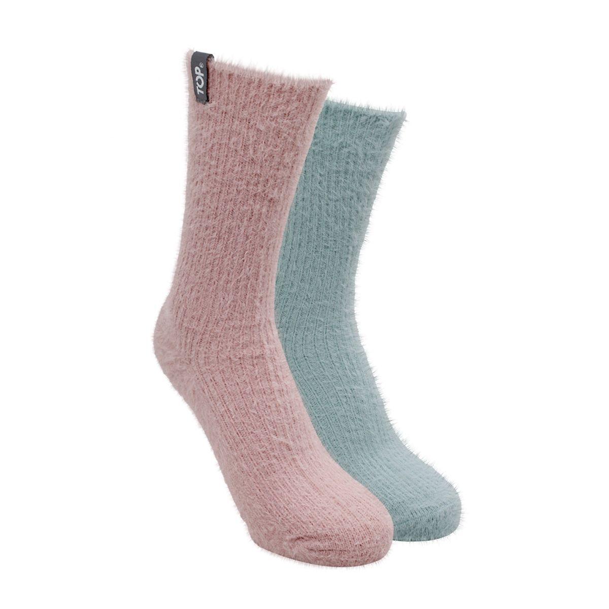 Calcetines Mujer Largos Invierno  FURRY  Pack 2 C2 TOP-0