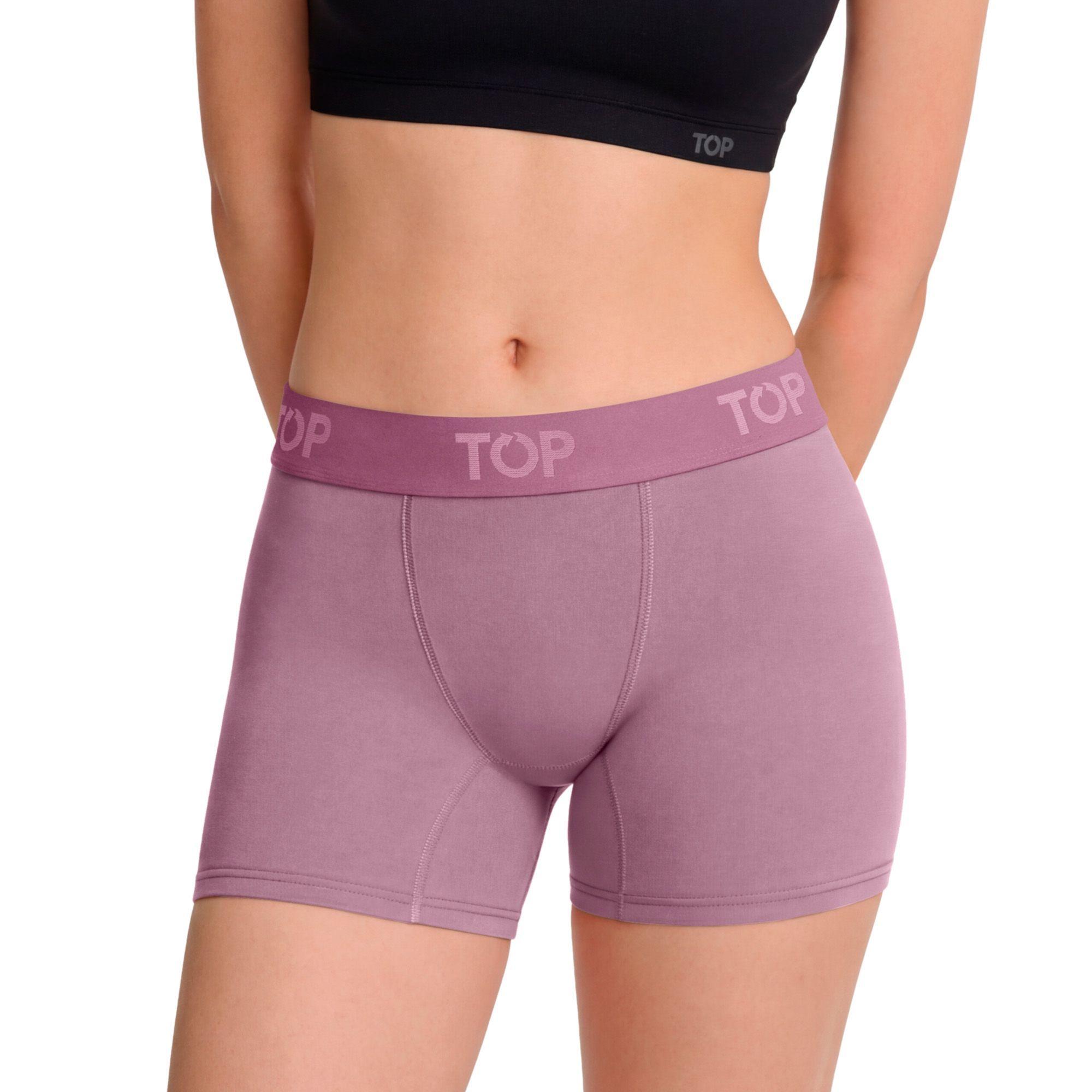 Bóxer Mujer Medio Algodón Pack 5 C6 Top-2