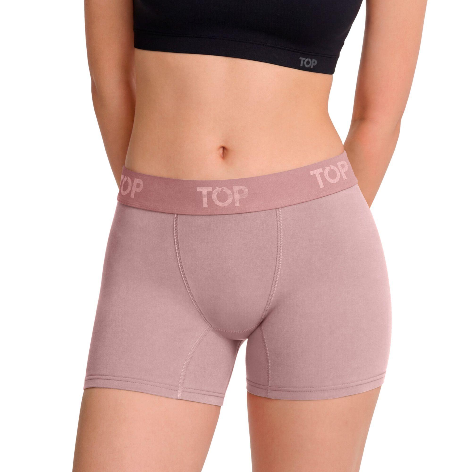 Bóxer Mujer Medio Algodón Pack 5 C6 Top-3