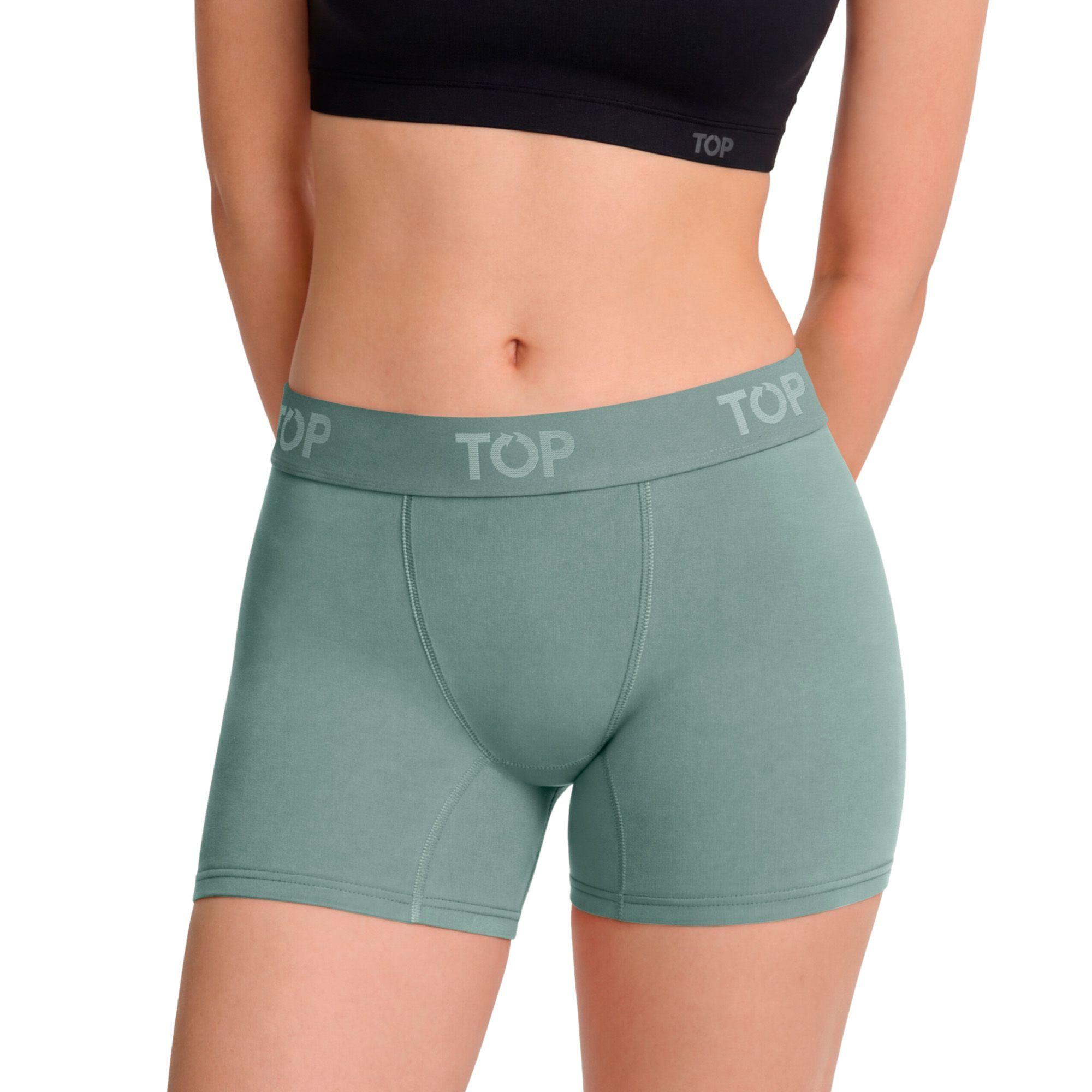 Bóxer Mujer Medio Algodón Pack 5 C6 Top-5